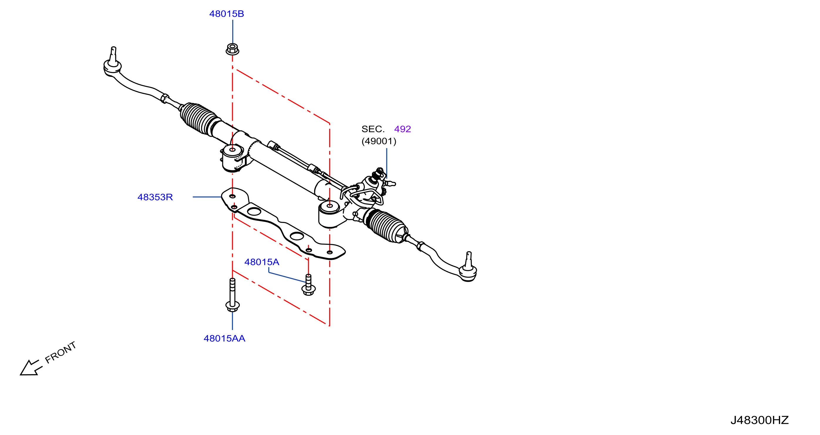 Steering Gear Mounting Direct Adaptive Steering