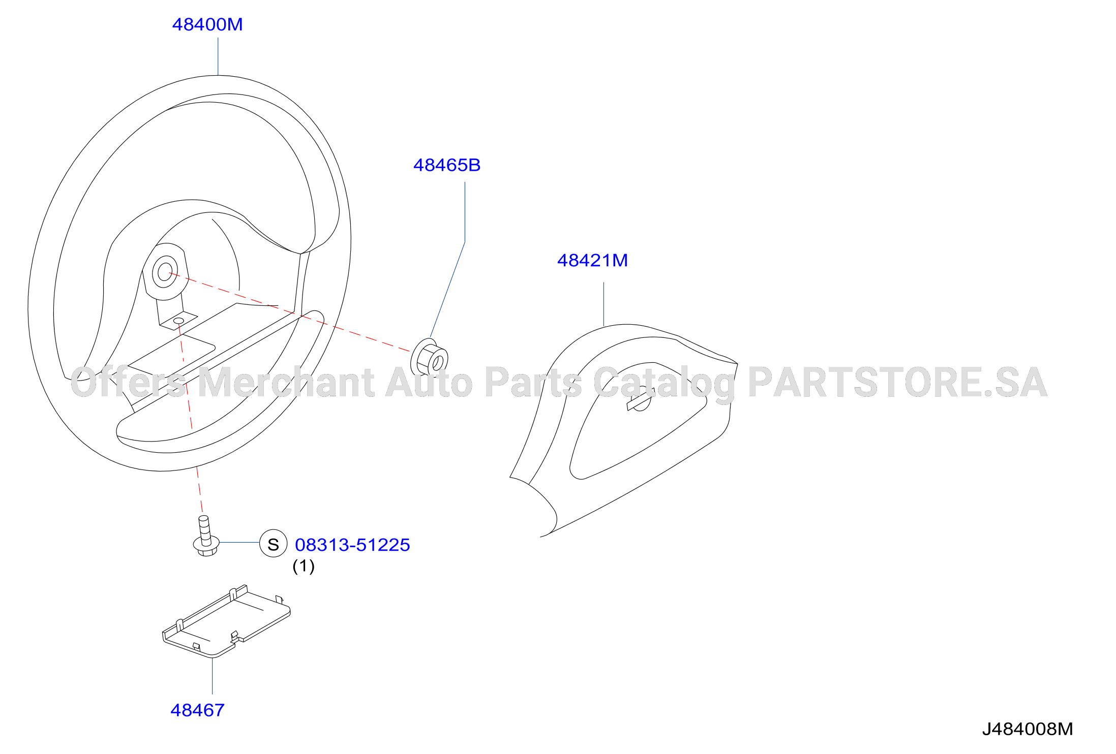 Steering Wheel Air Bag Less