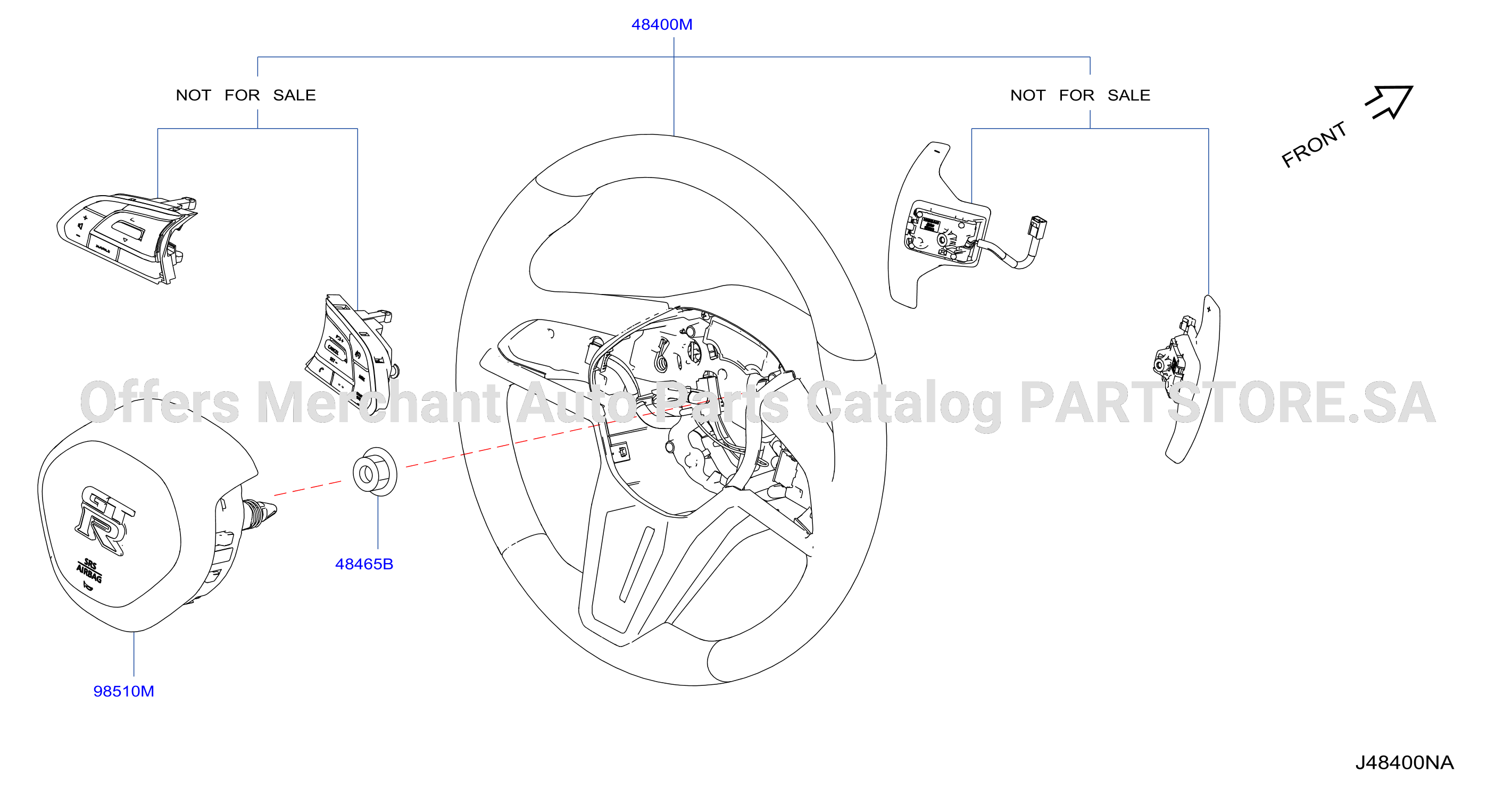 Steering Wheel W / Paddle Sw