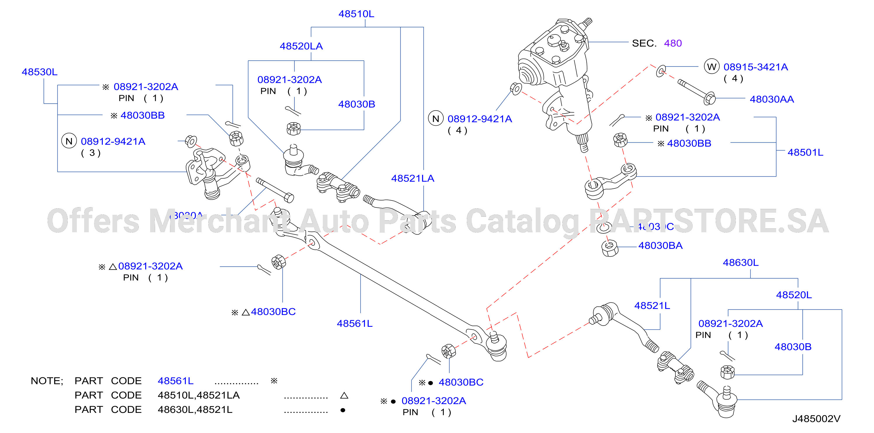 Steering Linkage F / Manual Steering