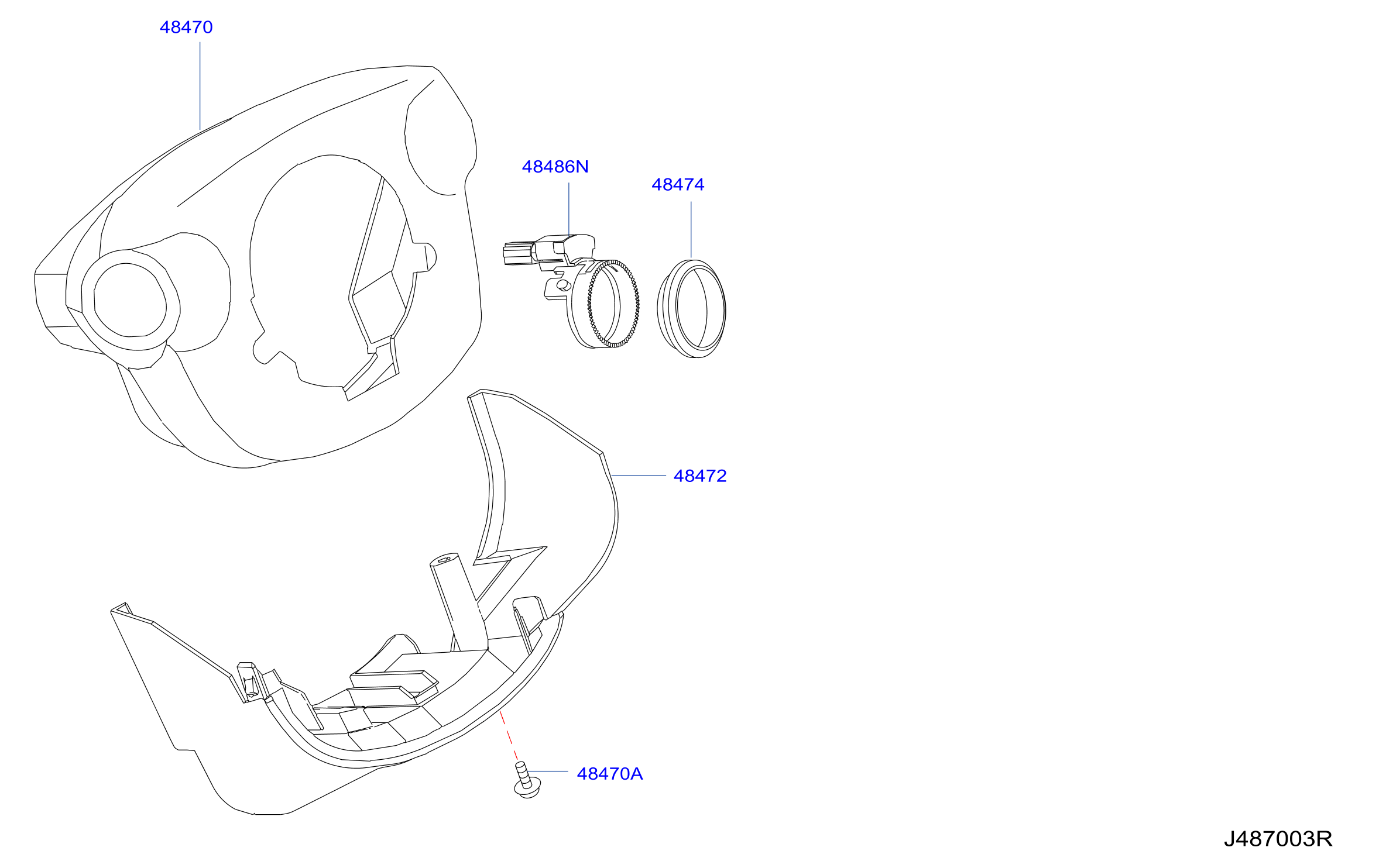 Steering Column Shell Cover
