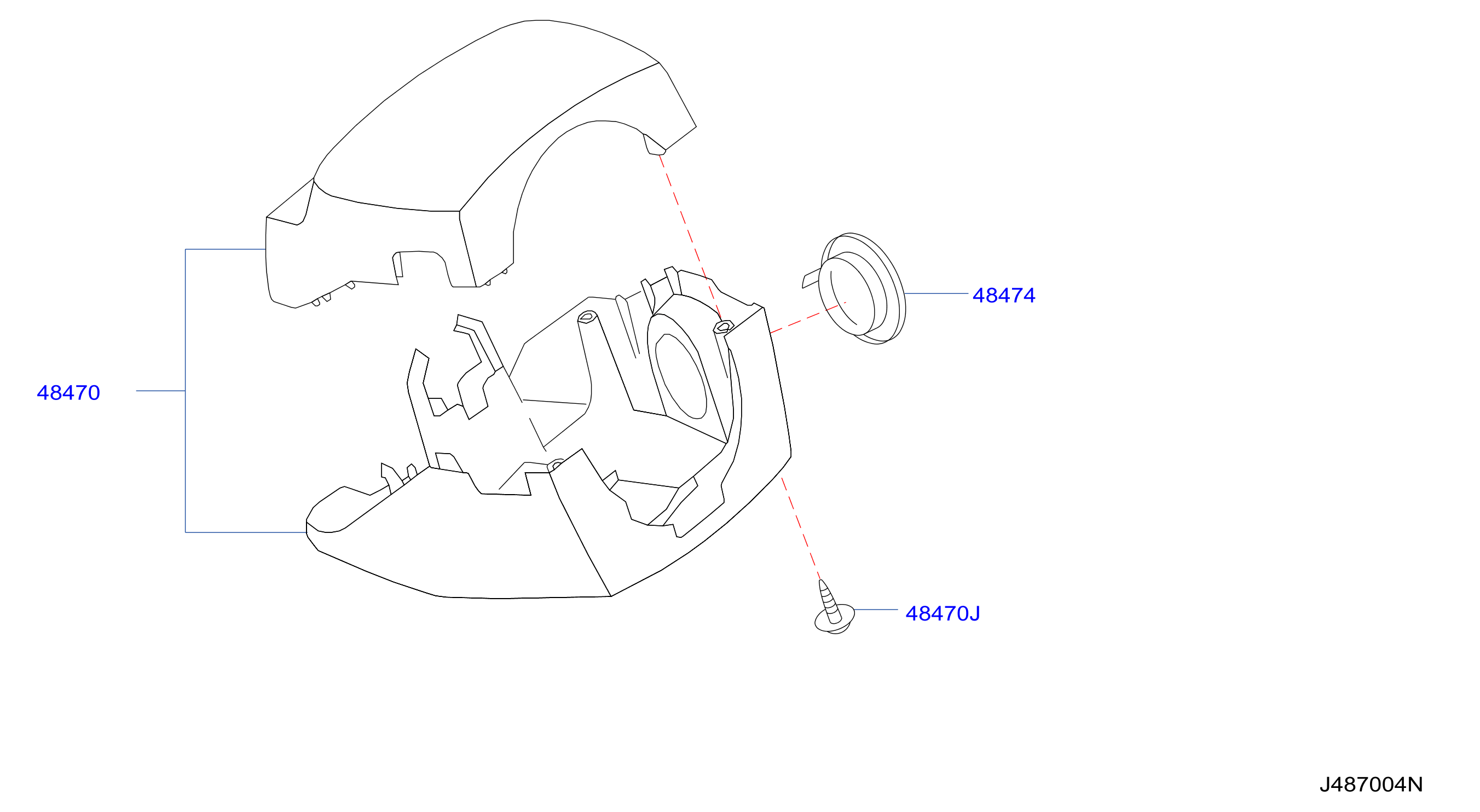 Steering Column Shell Cover