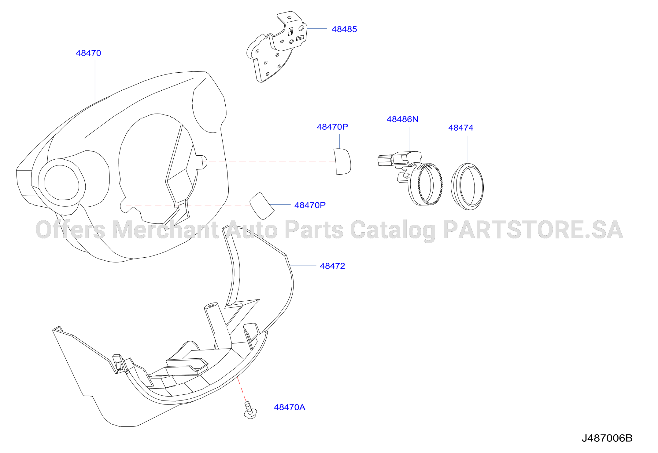 Steering Column Shell Cover