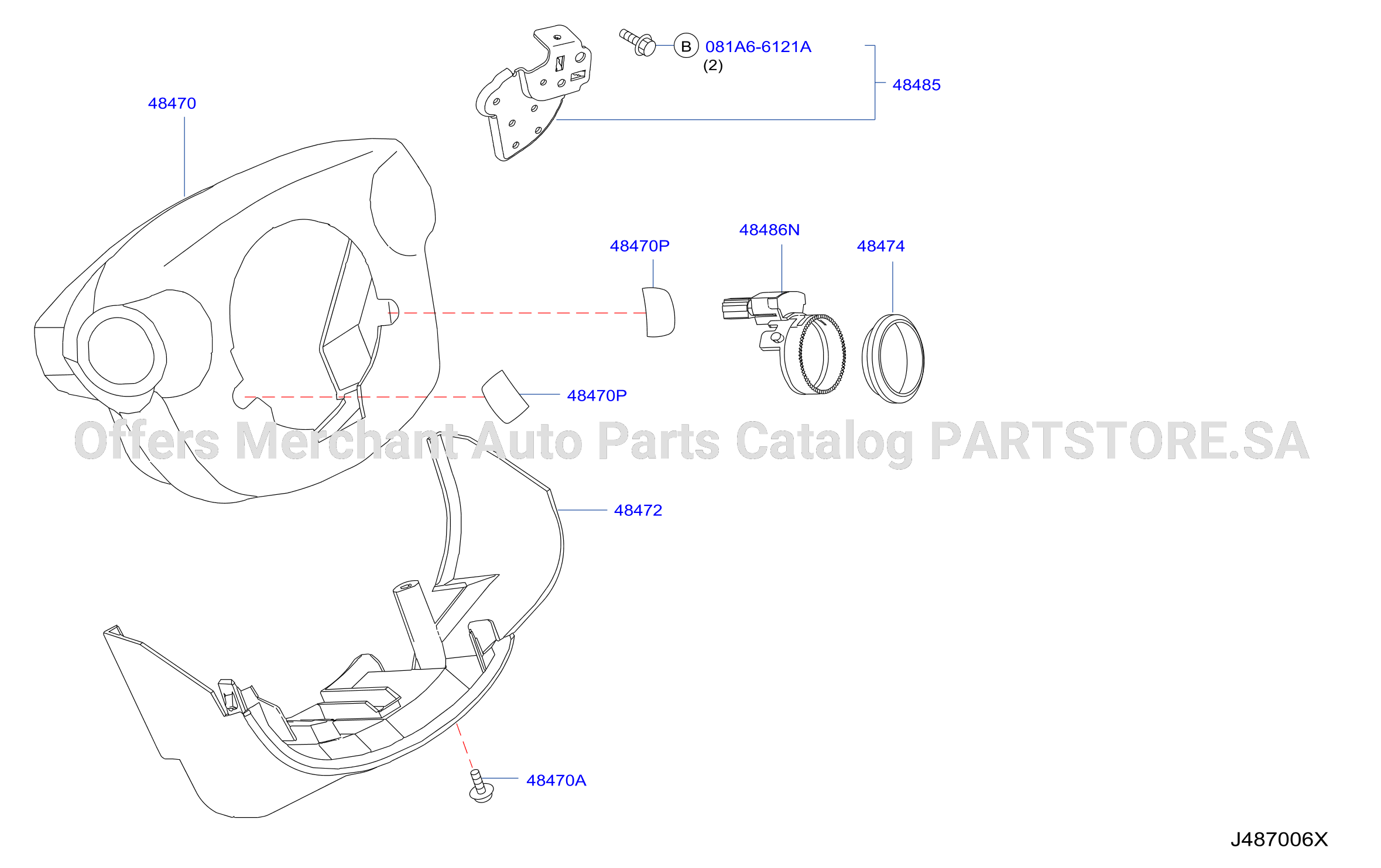 Steering Column Shell Cover