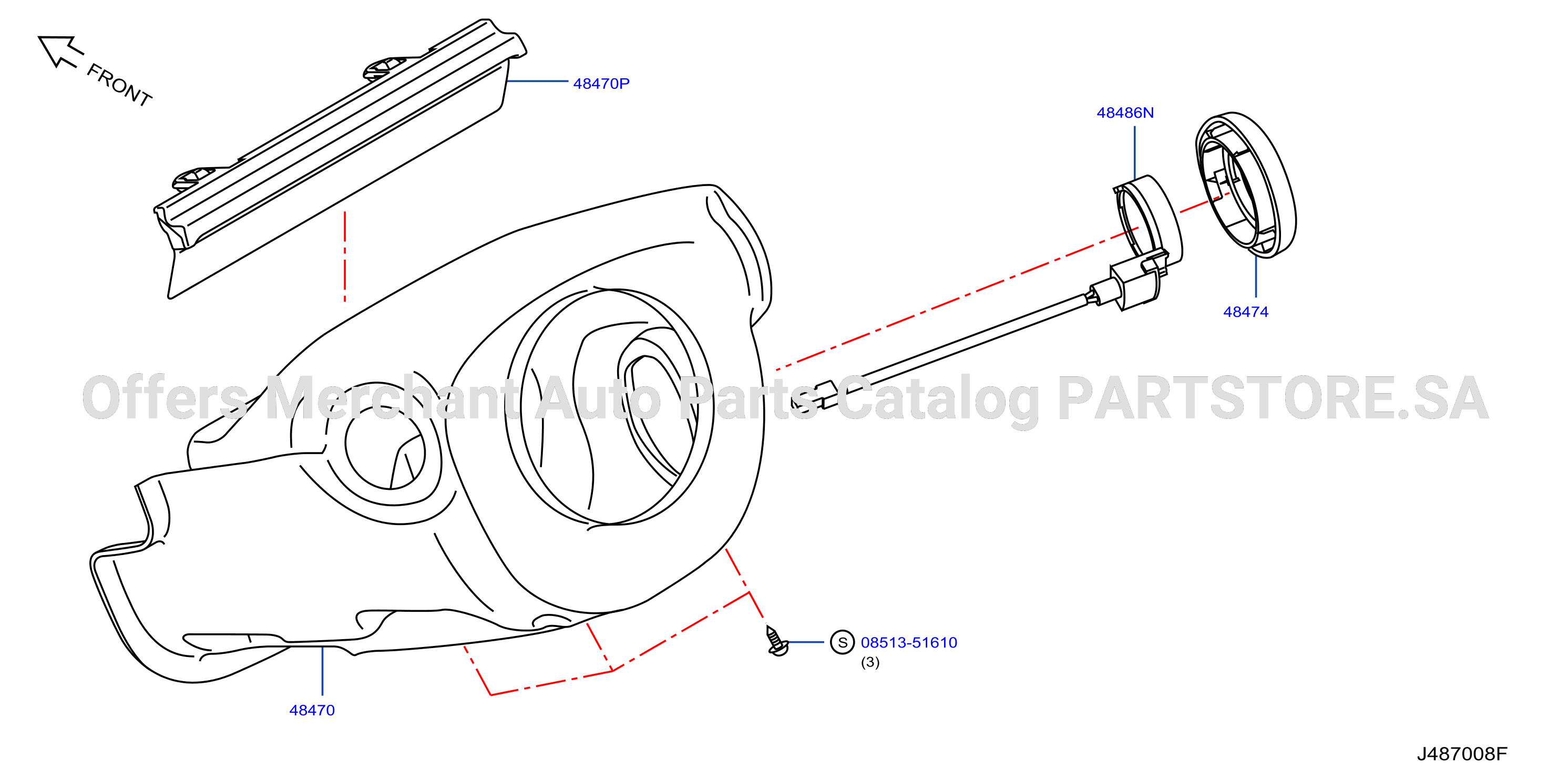 Steering Column Shell Cover