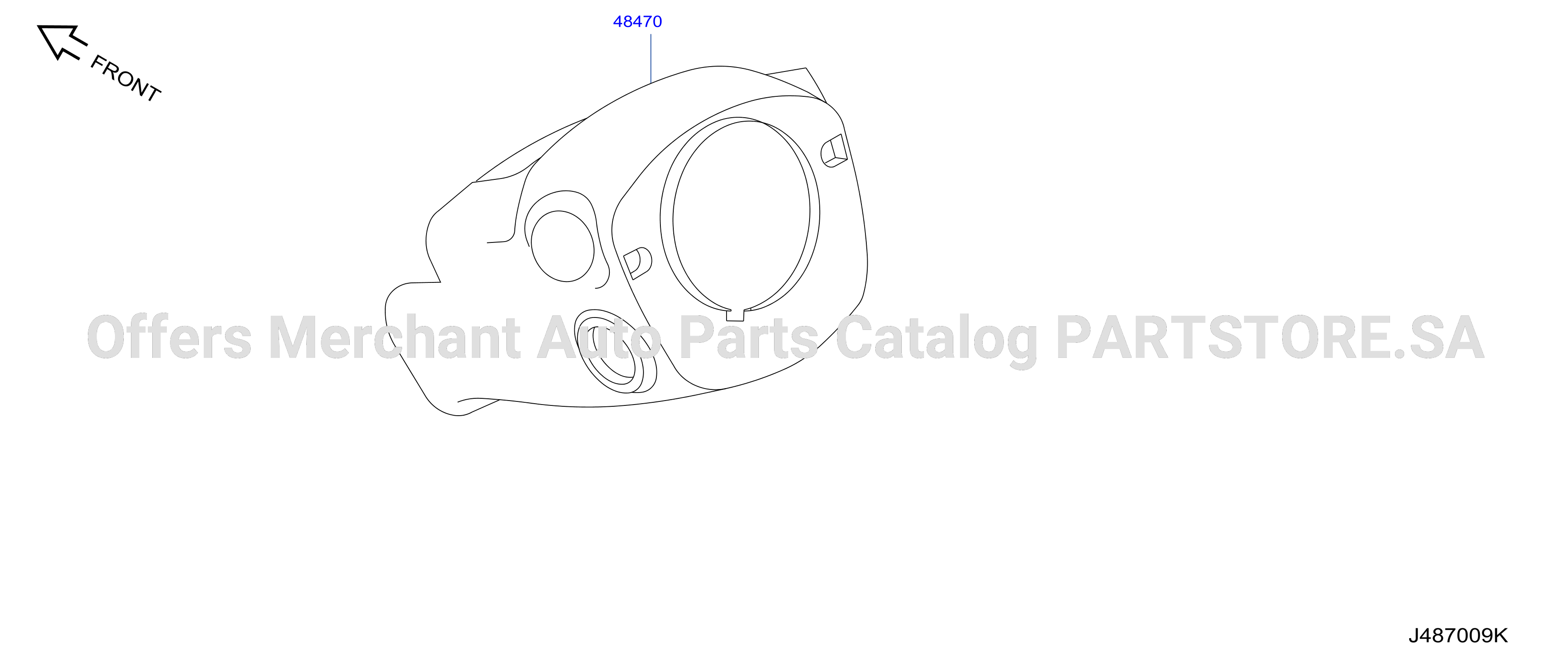 Steering Column Shell Cover W / W / High W / Mid