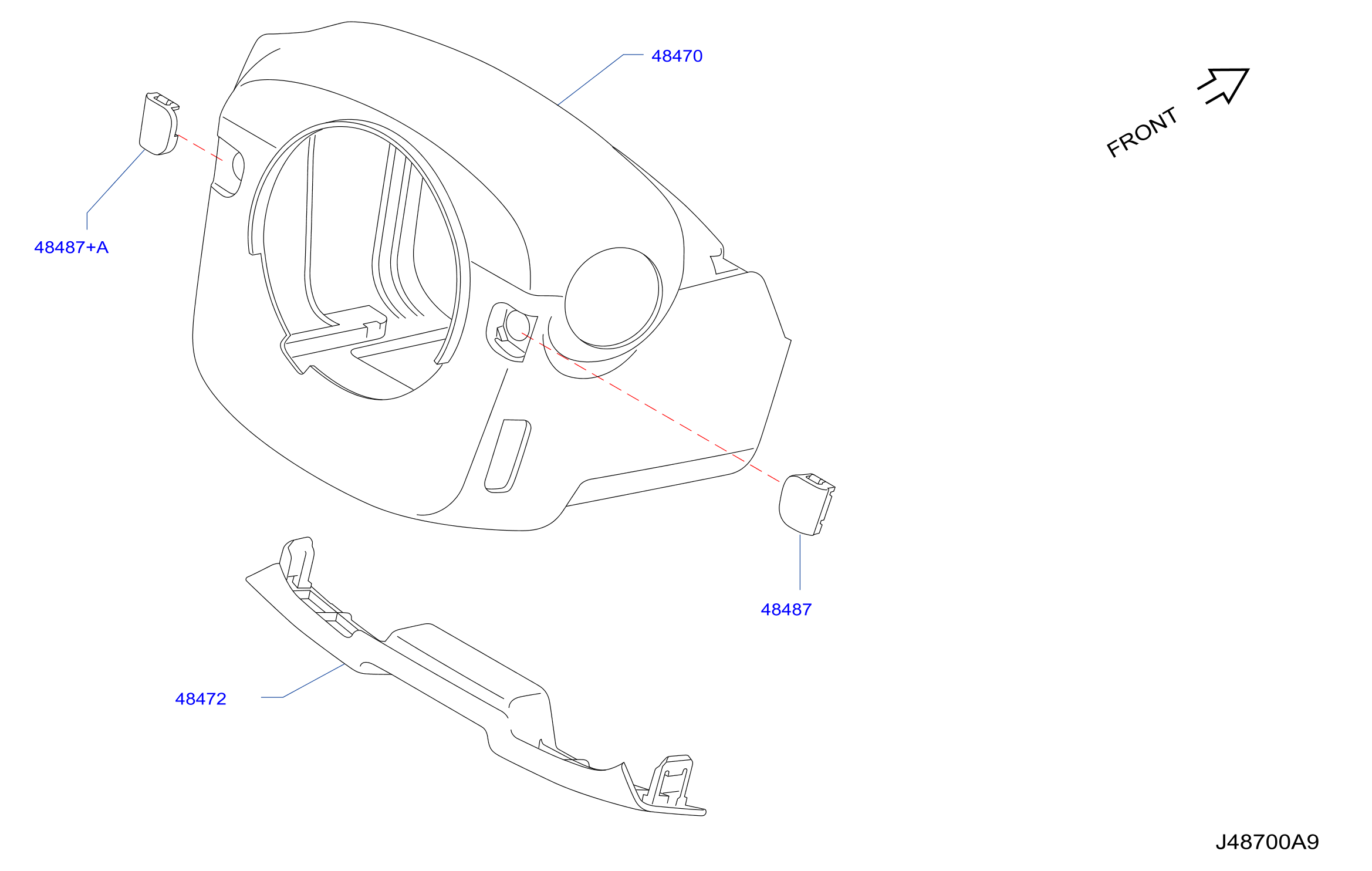 Steering Column Shell Cover