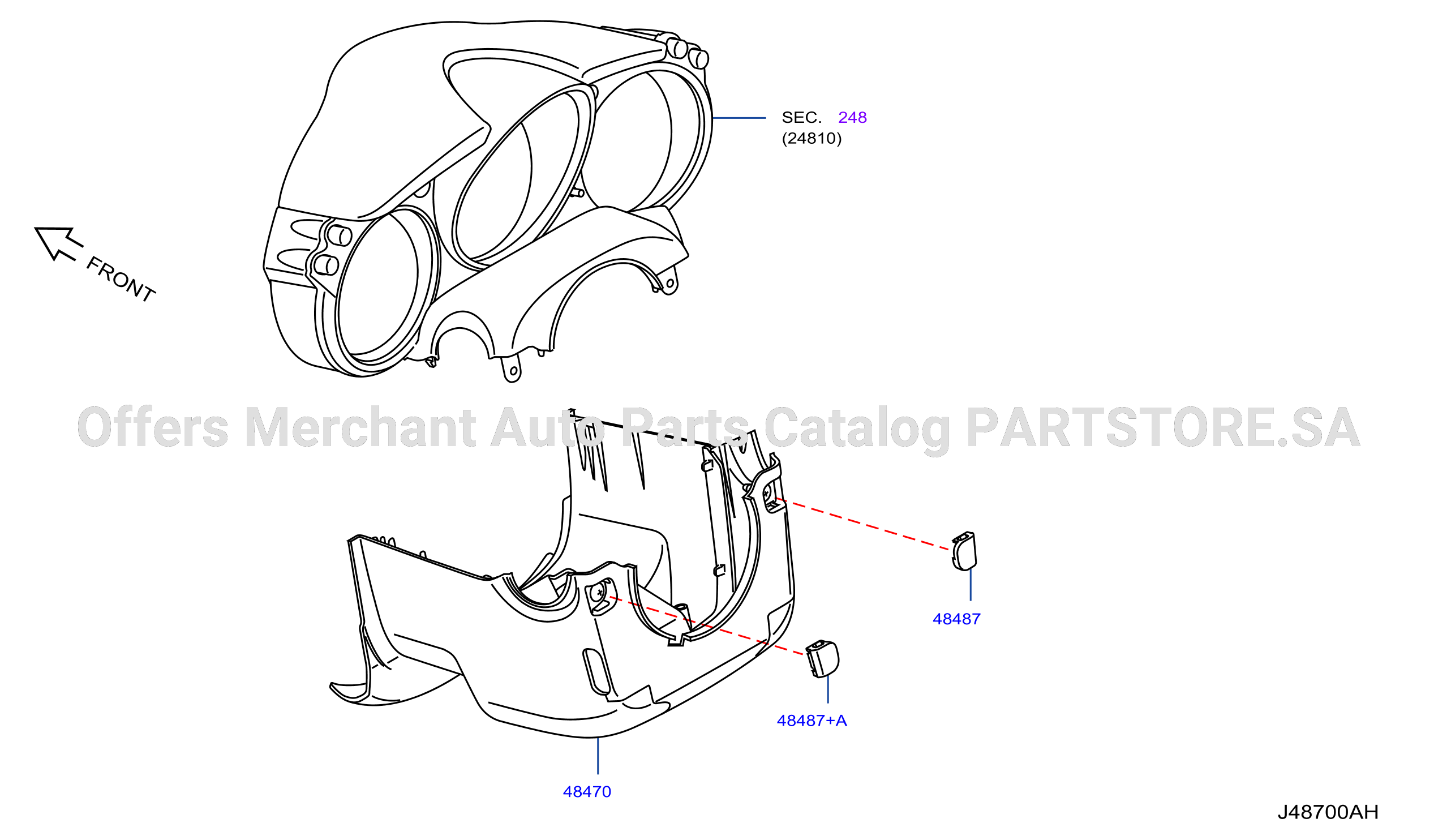 Steering Column Shell Cover