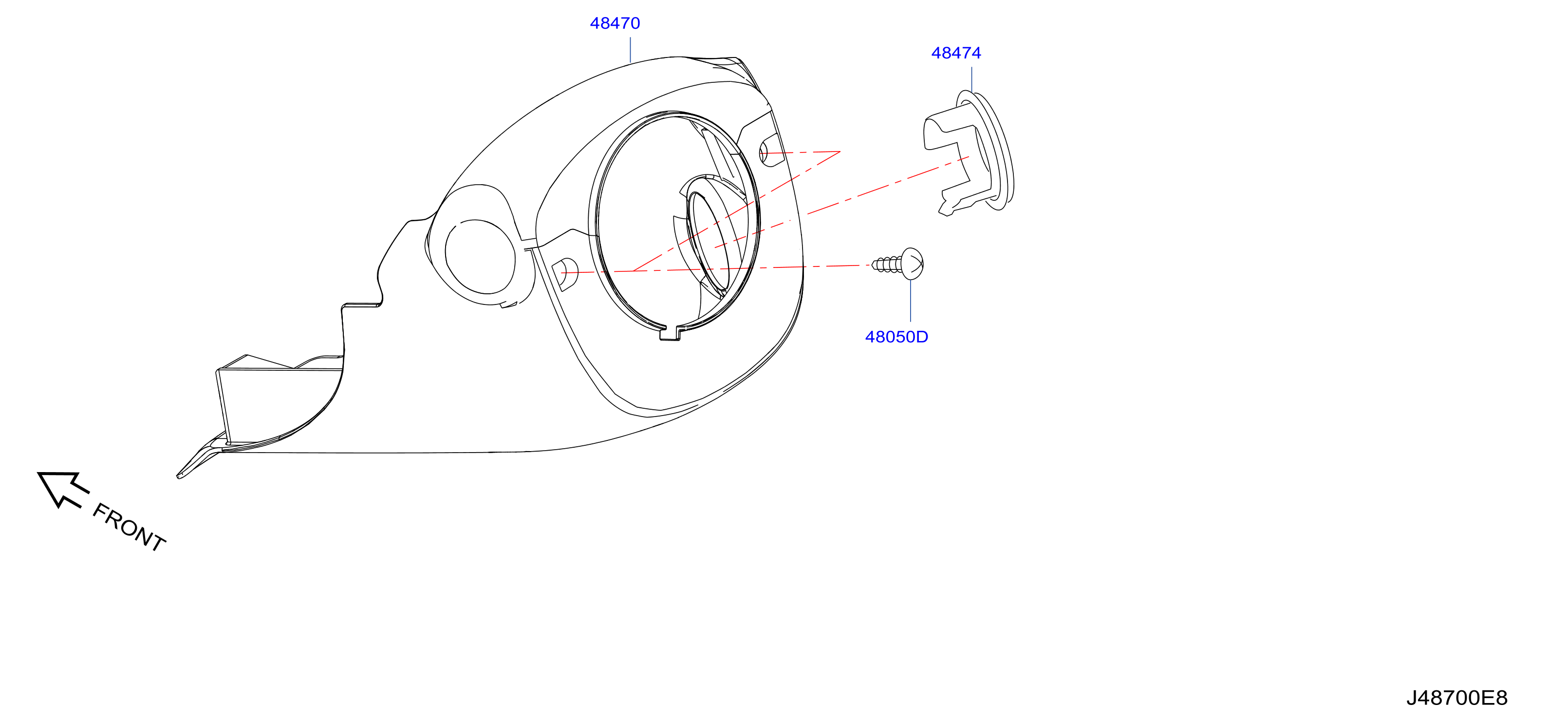Steering Column Shell Cover