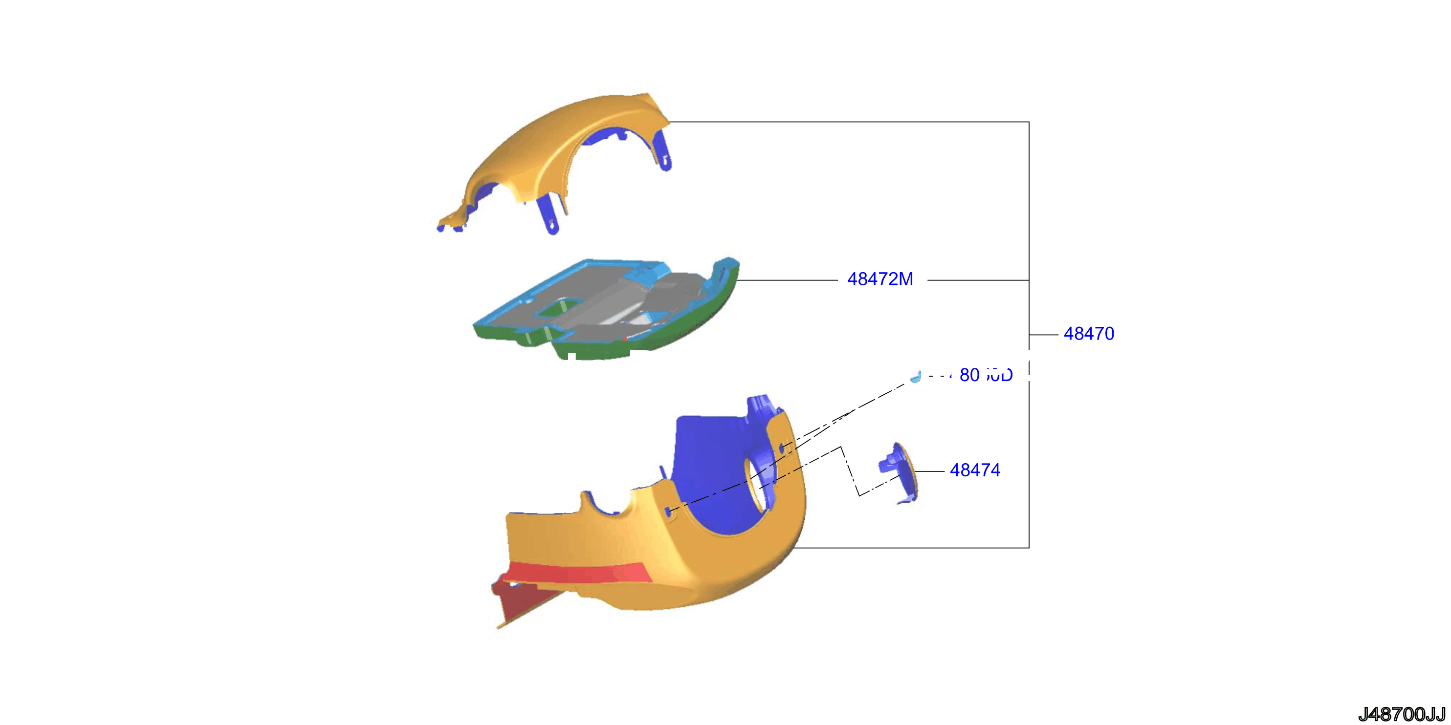 Steering Column Shell Cover