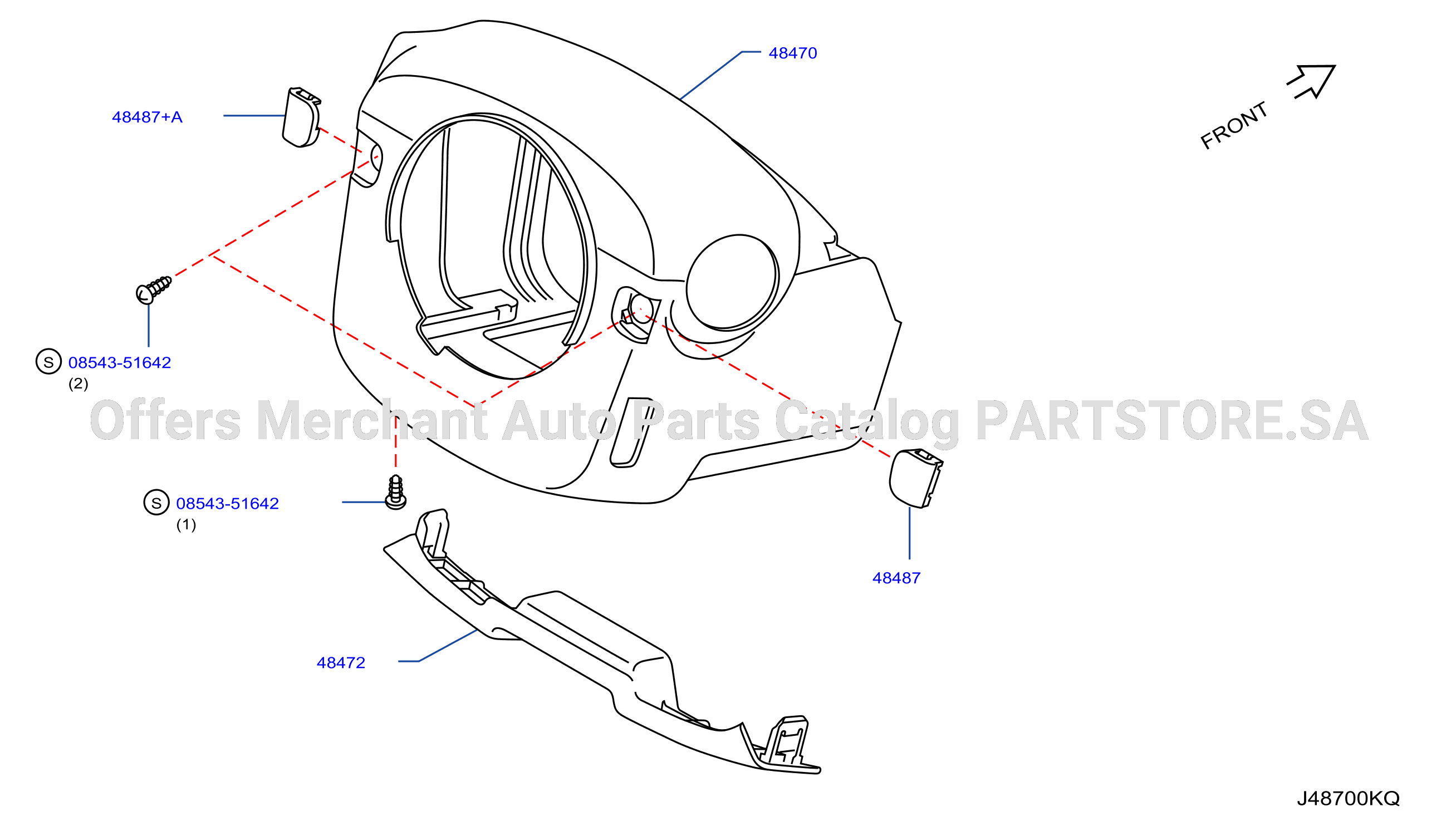 Steering Column Shell Cover
