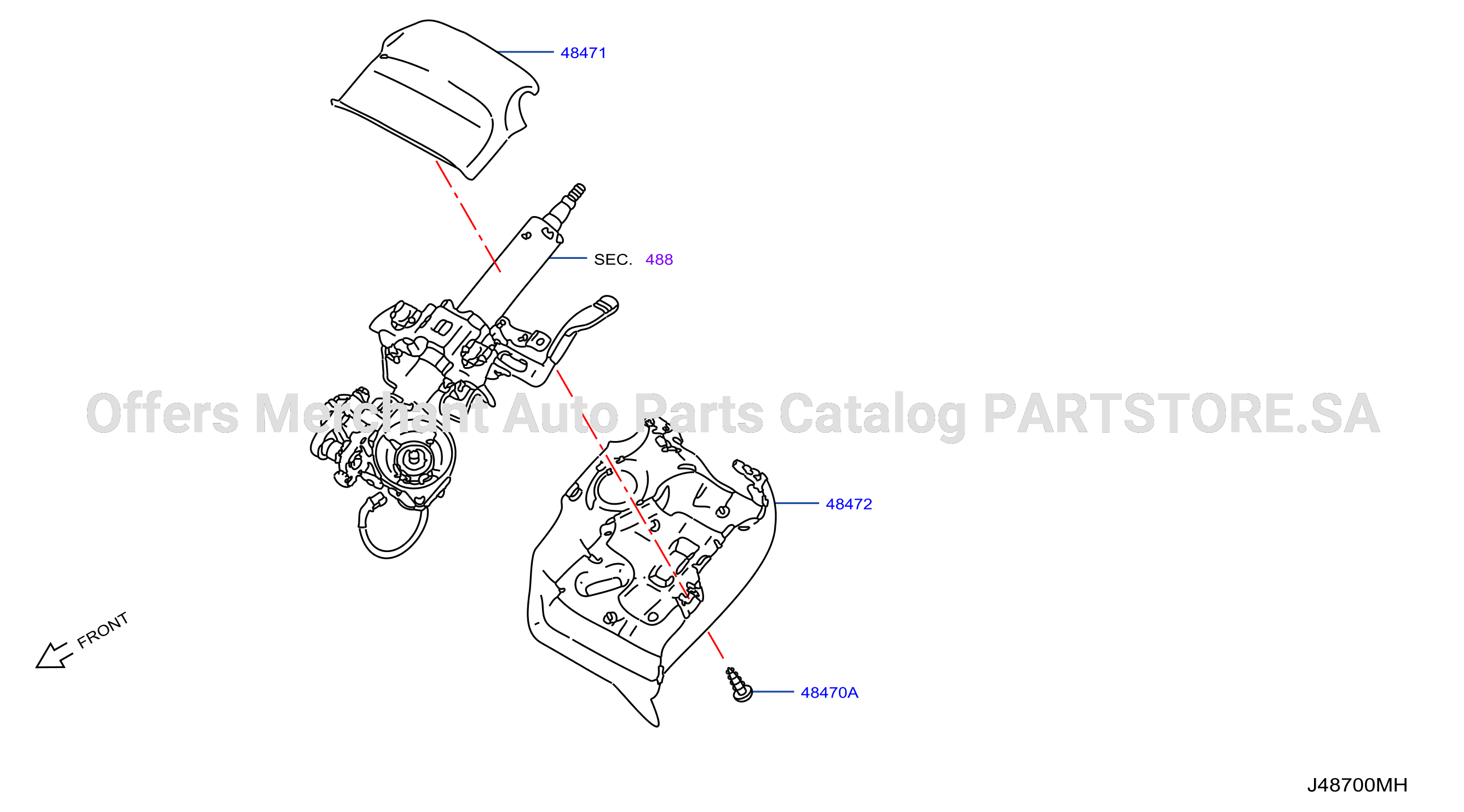 Steering Column Shell Cover