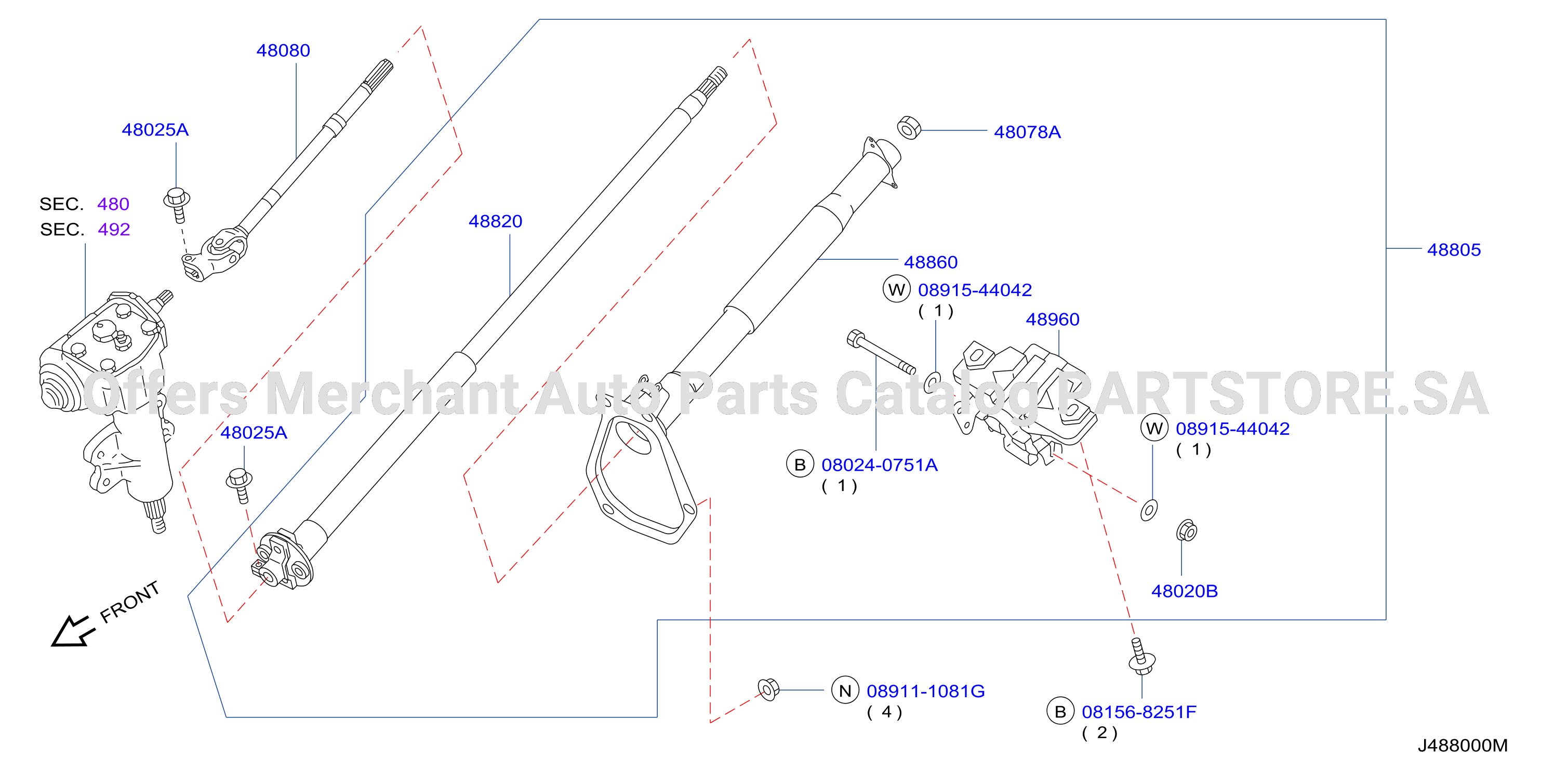 Steering Column F / Me F / Power Steering