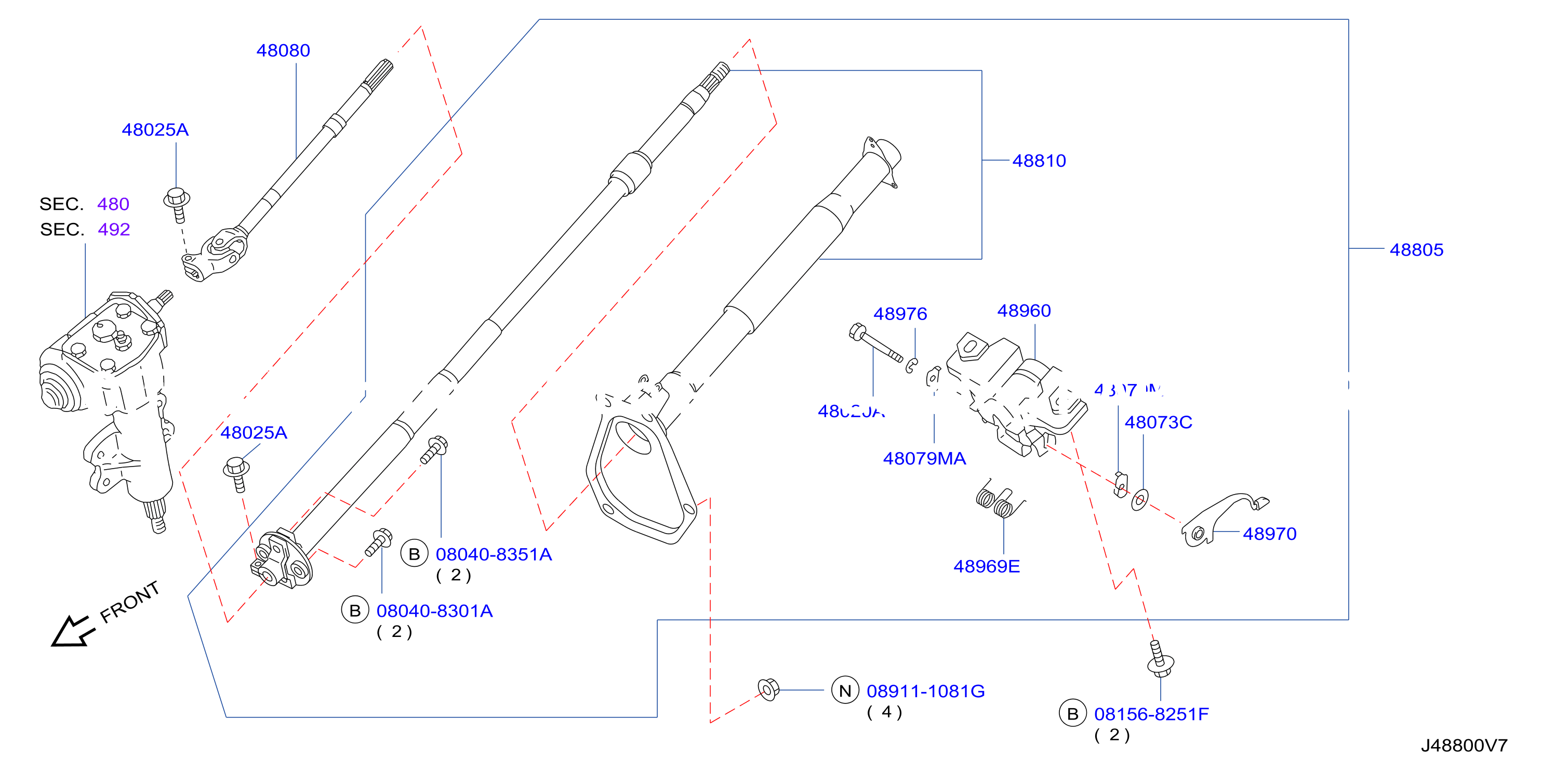 Steering Column Td27
