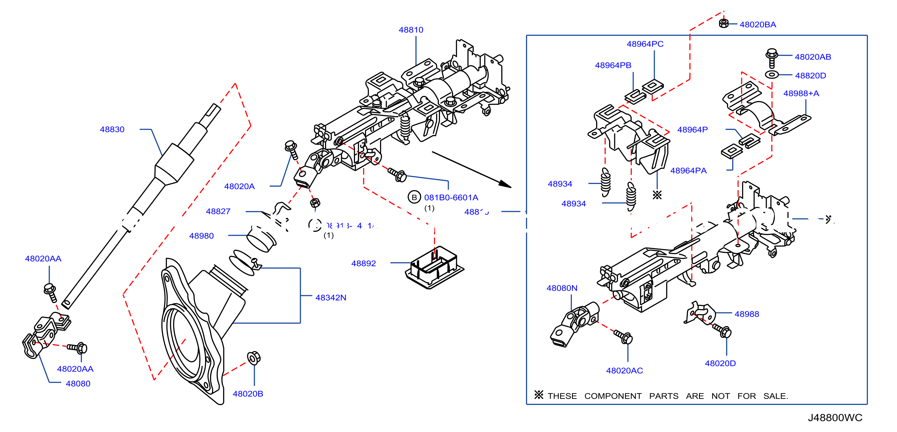 Steering Column Strg Lock Less