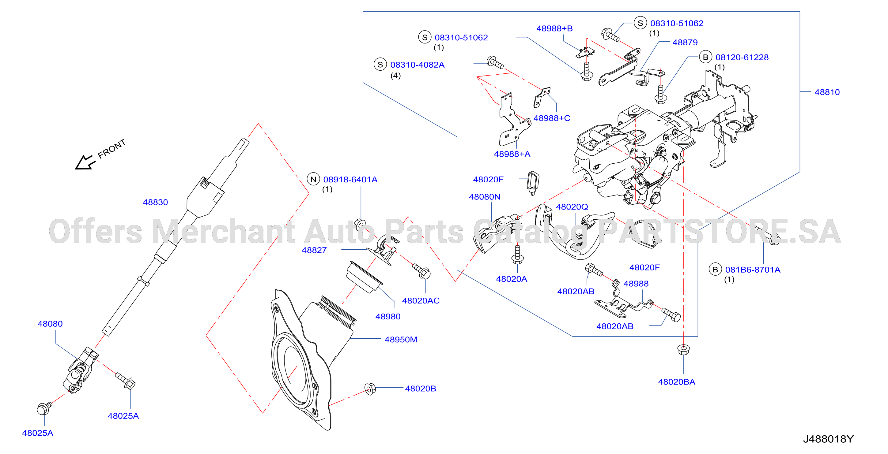 Steering Column Conv Power