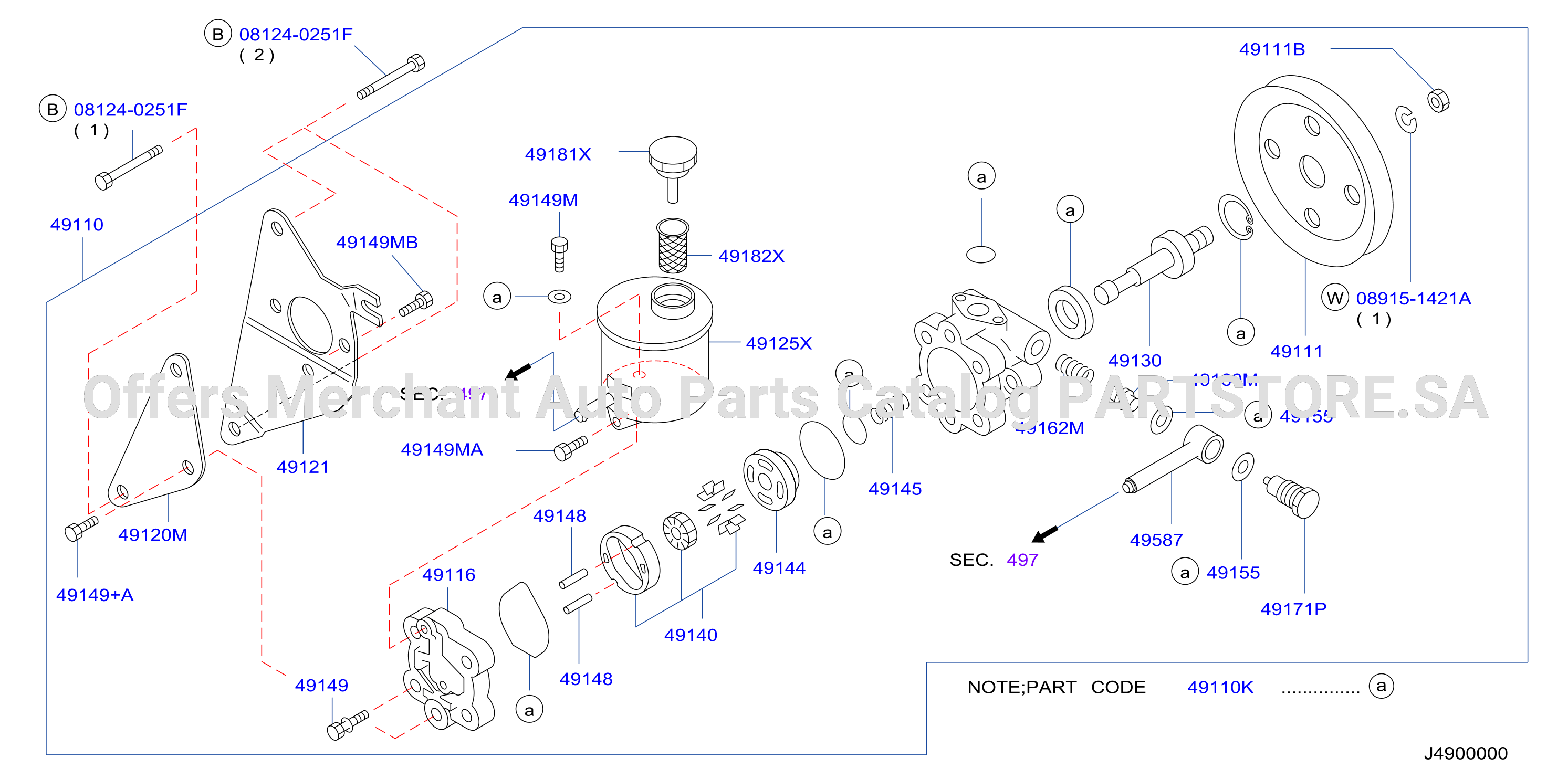 Power Steering Pump F / Power Steering