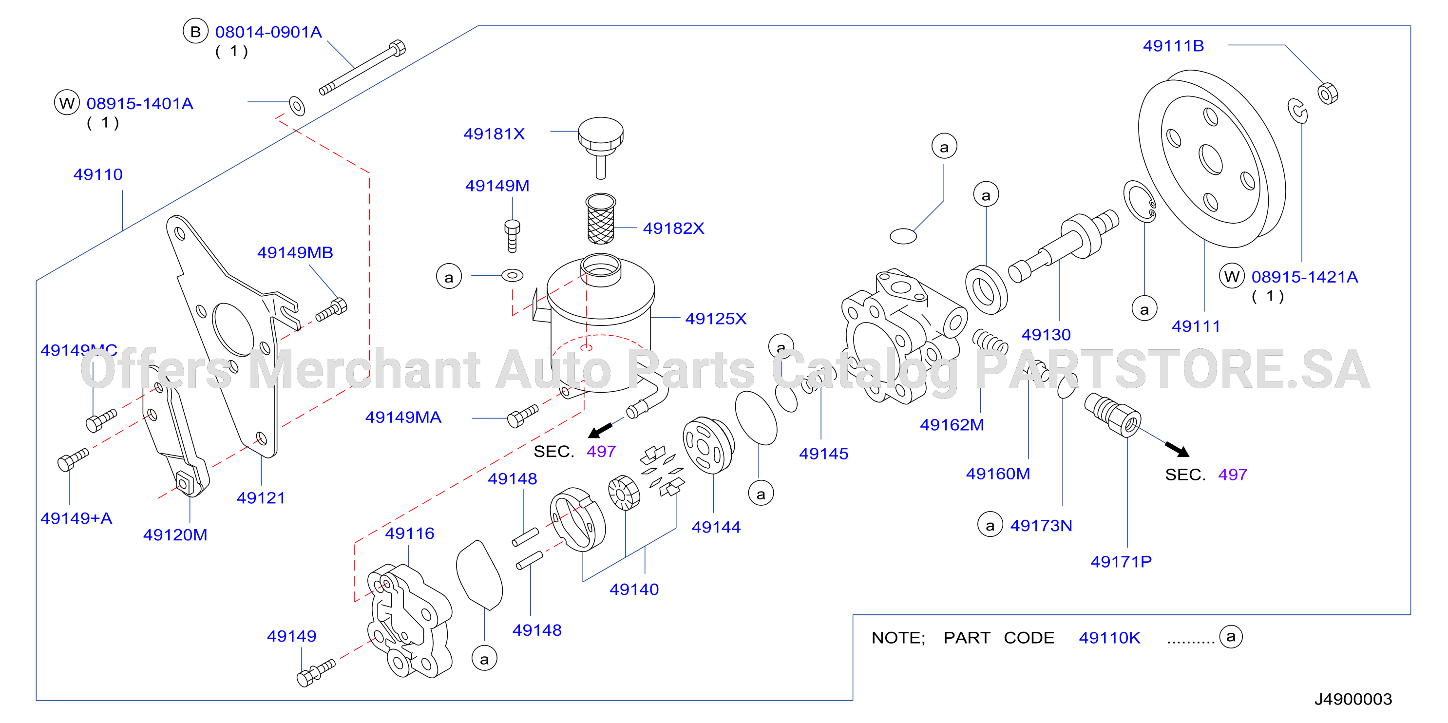 Power Steering Pump F / Power Steering