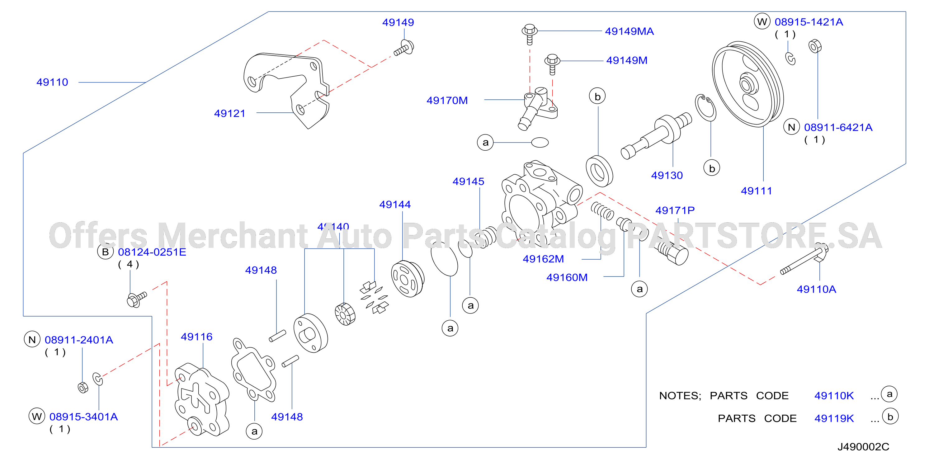 Power Steering Pump F / Pwr Strg