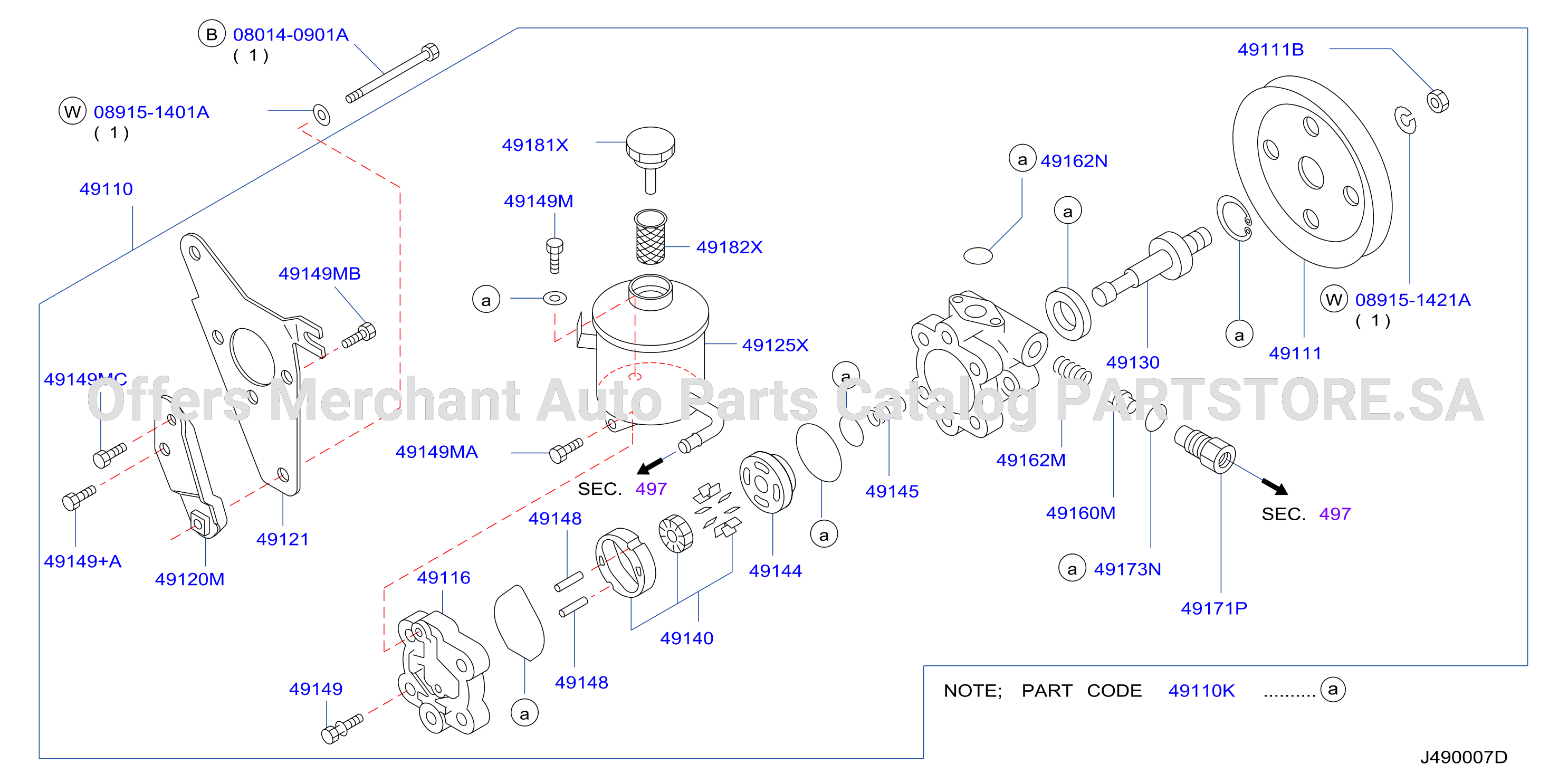 Power Steering Pump F / Power Steering