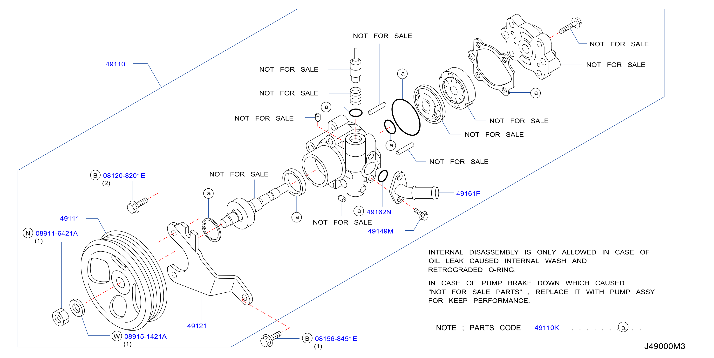 Power Steering Pump Vq Hicas