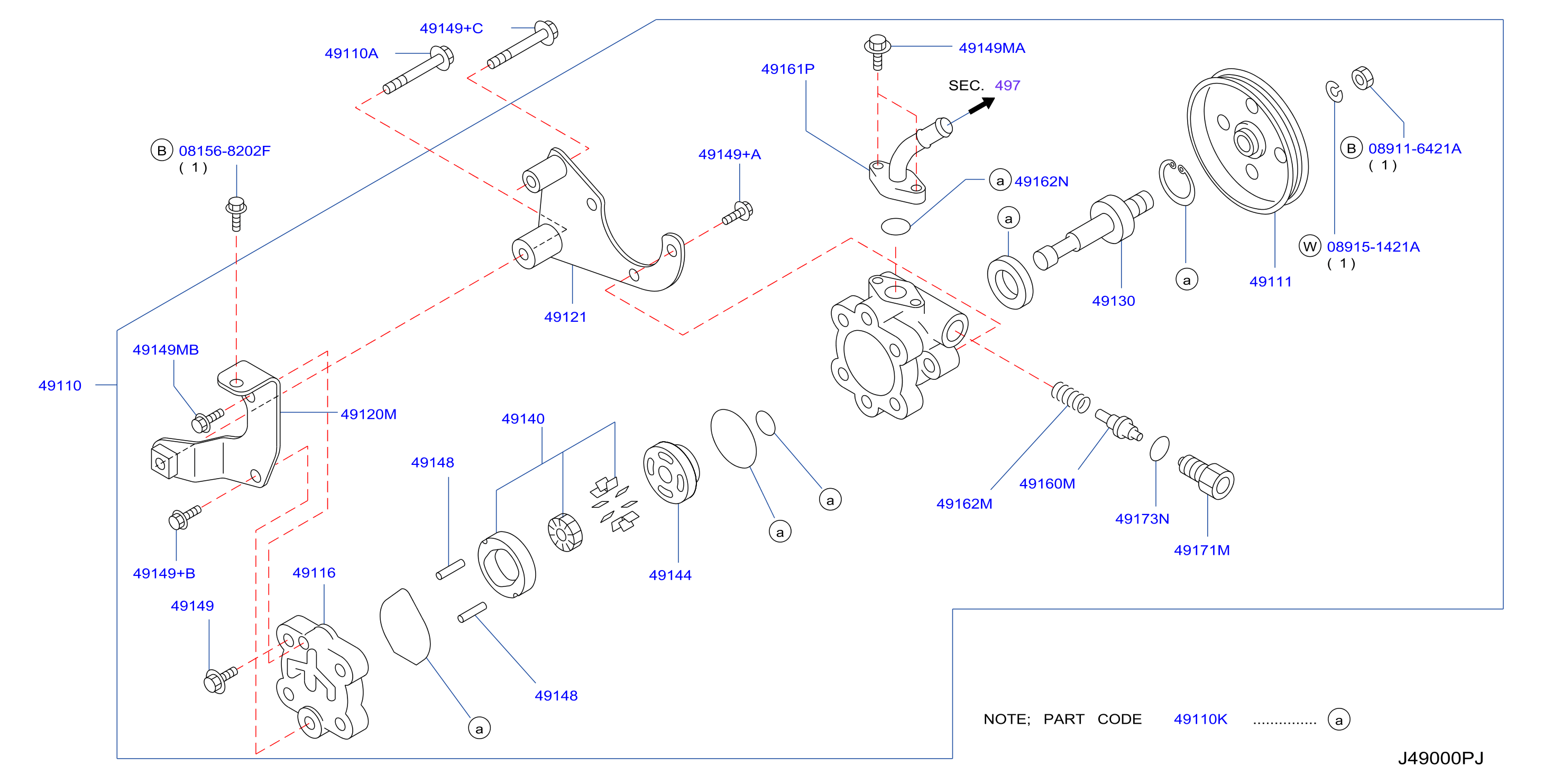 Power Steering Pump F / Power Steering