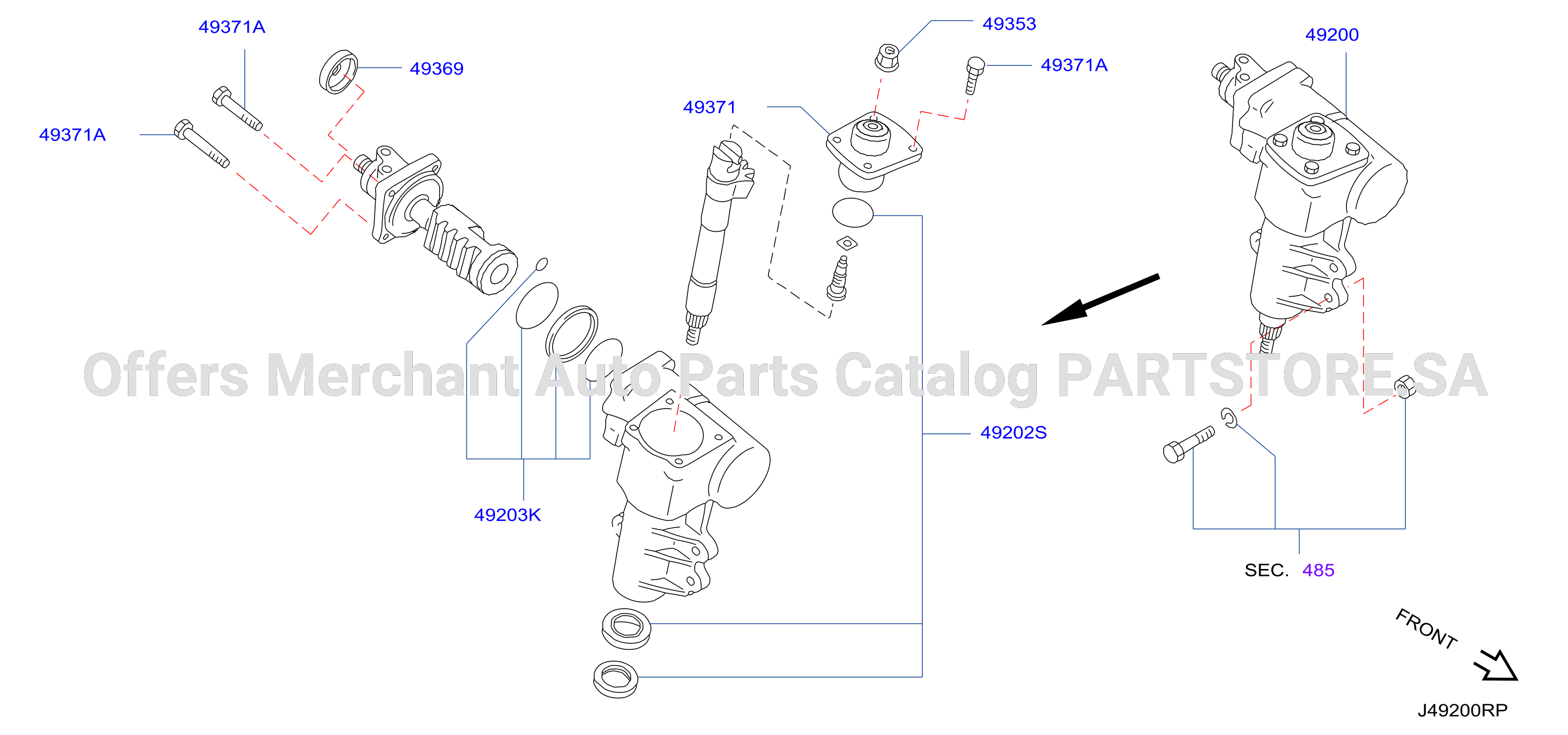 Power Steering Gear Qd32