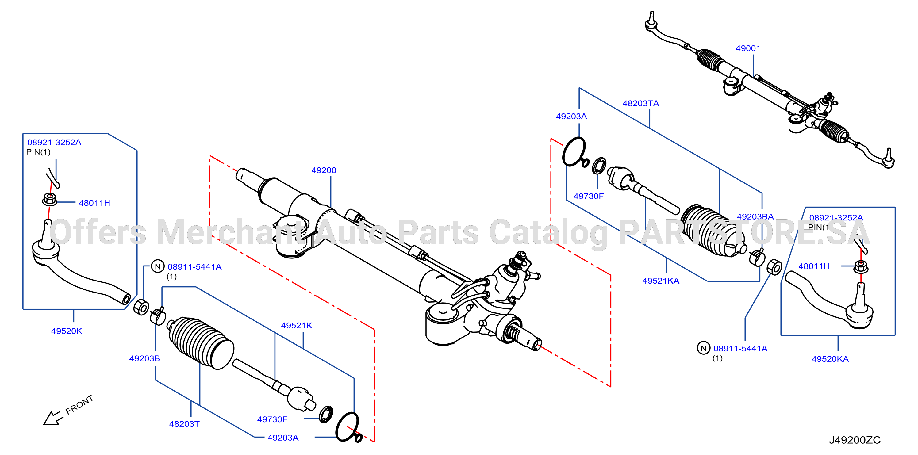 Power Steering Gear Hydraulic Pump Electric P S