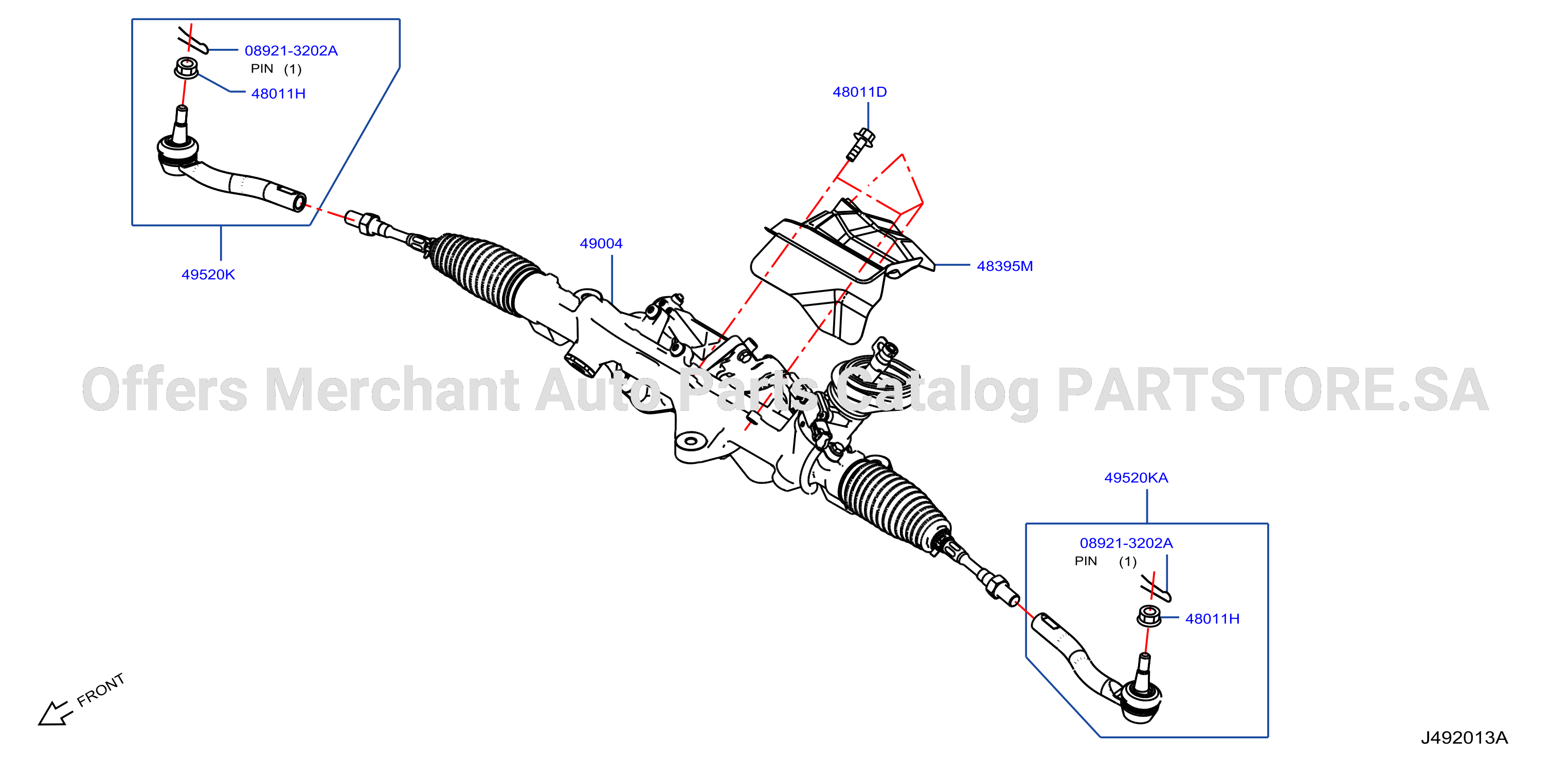 Power Steering Gear Gear Assy For Direct Adaptive Steering