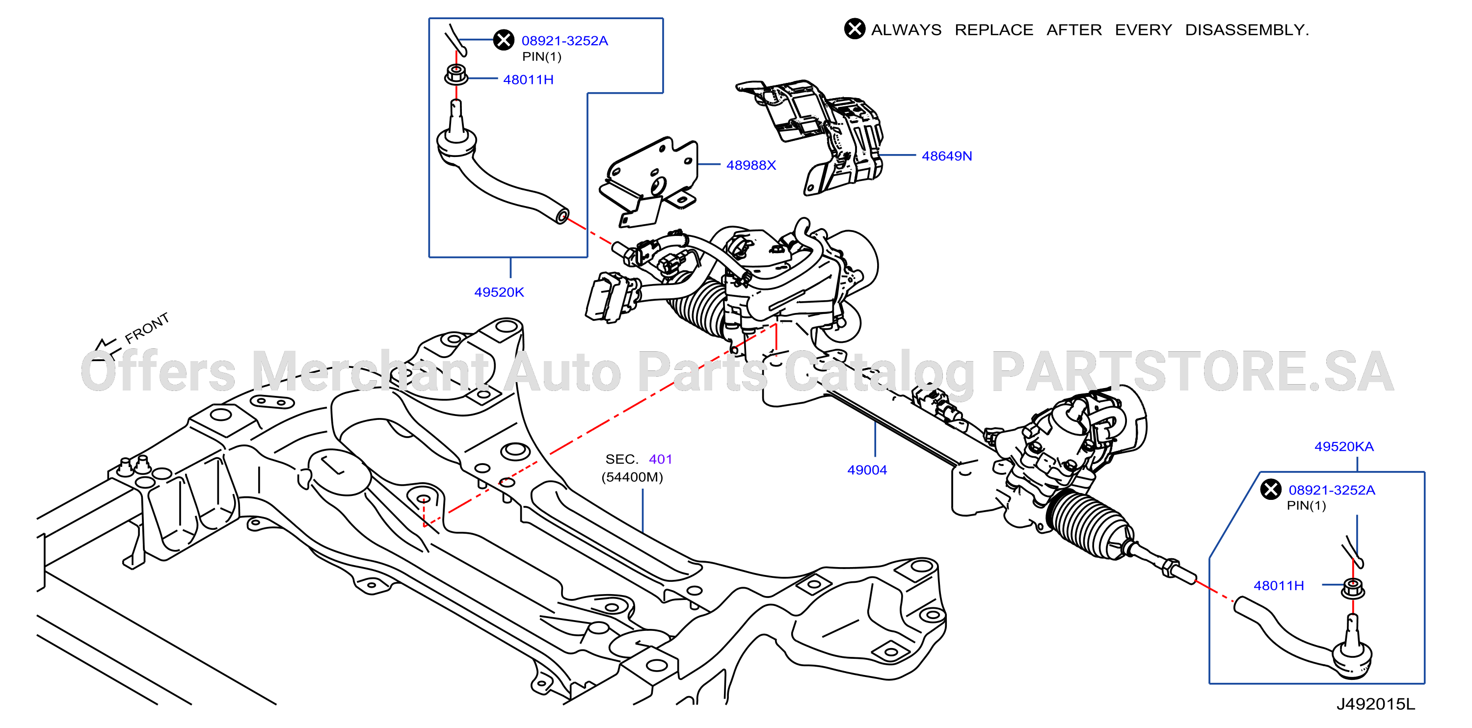 Power Steering Gear Gear Assy For Direct Adaptive Steering