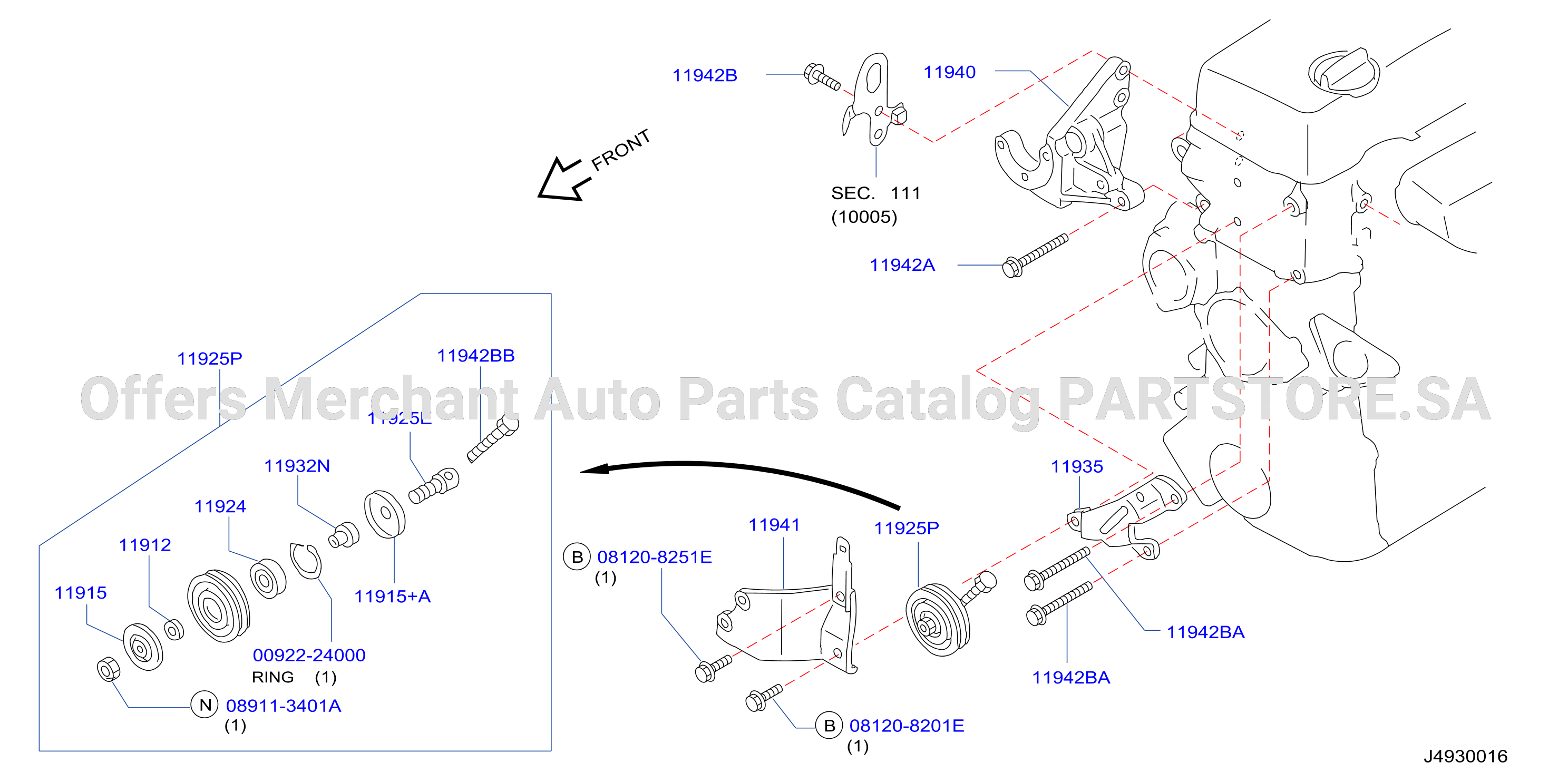 Power Steering Pump Mounting