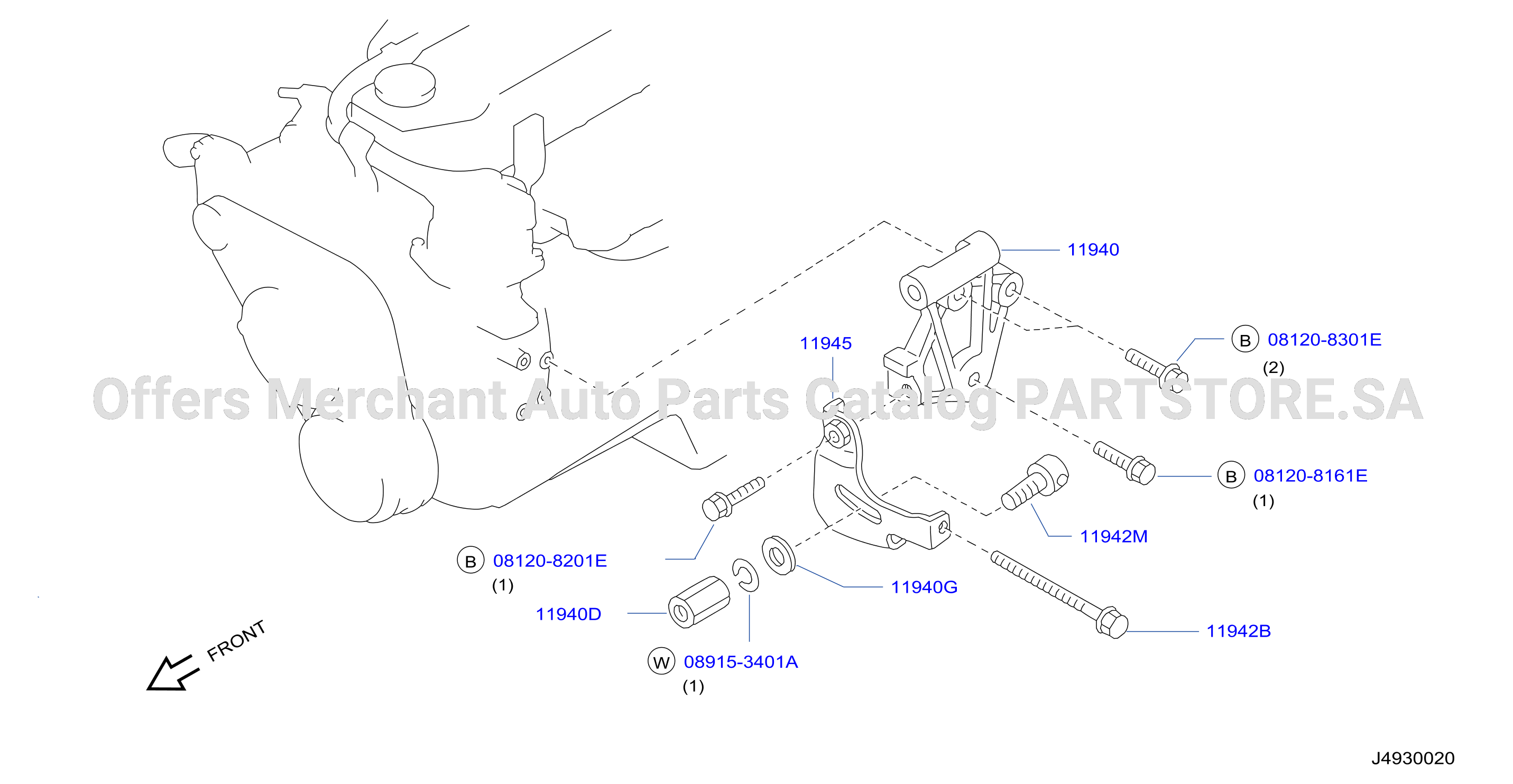 Power Steering Pump Mounting