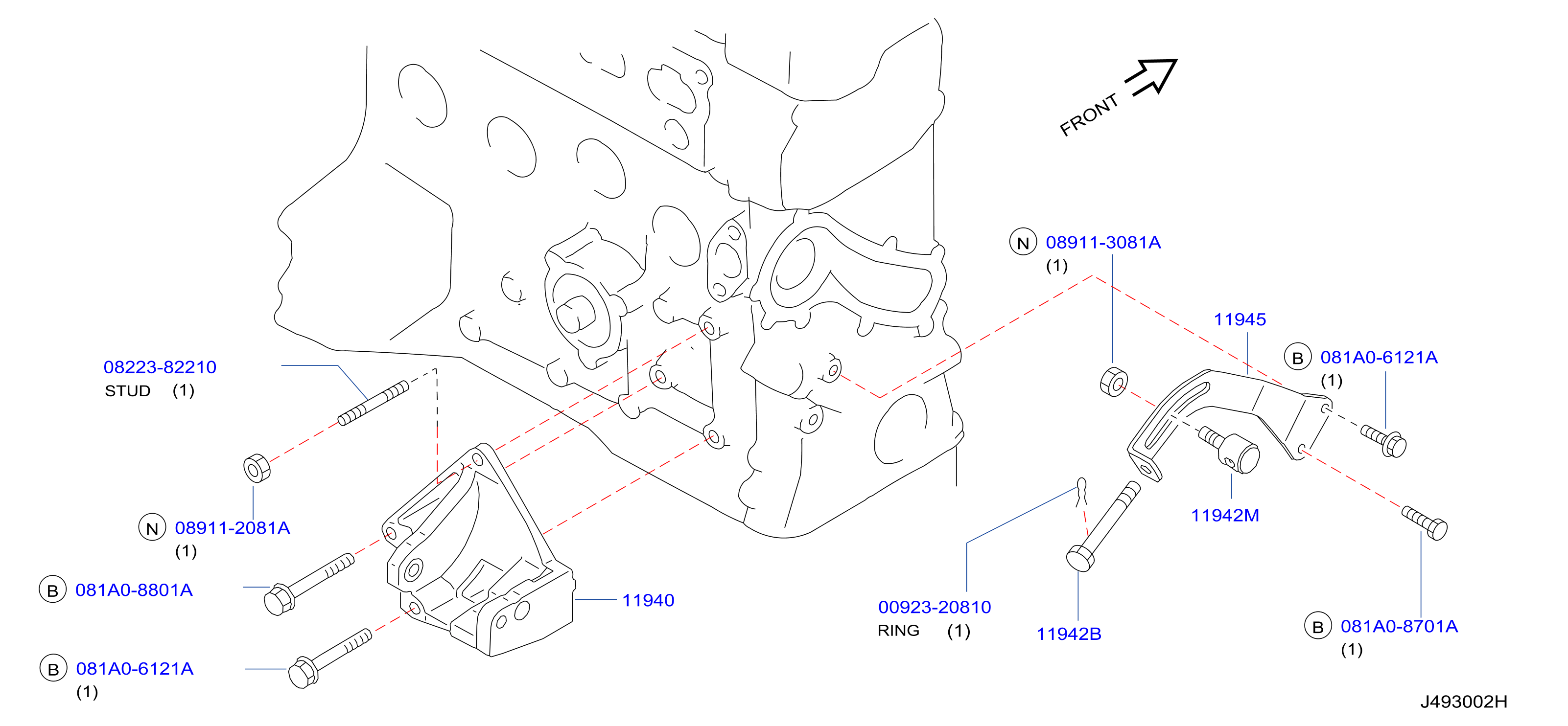 Power Steering Pump Mounting