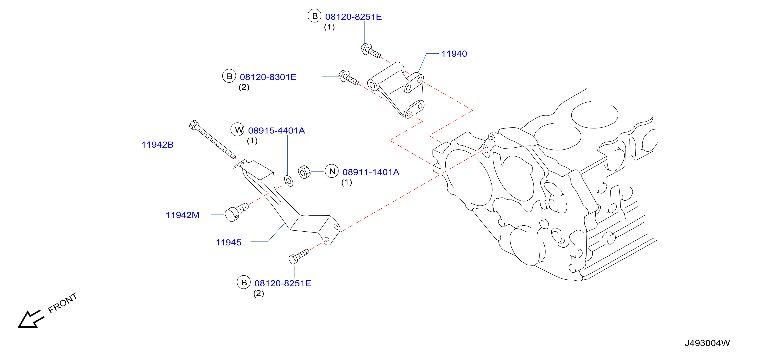Power Steering Pump Mounting