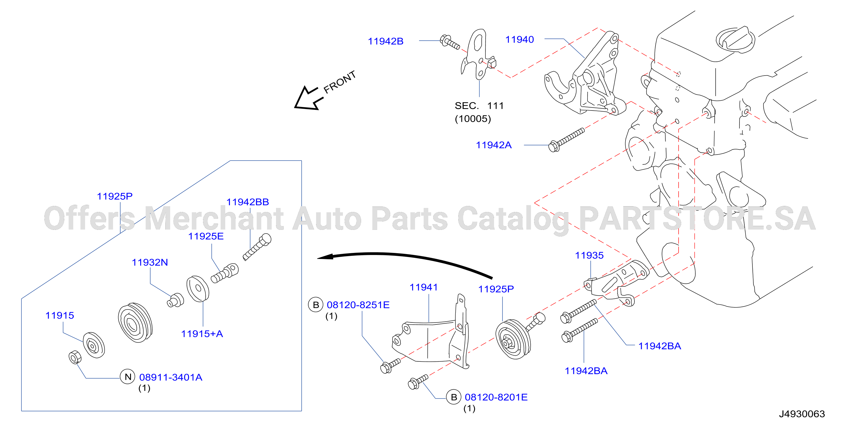 Power Steering Pump Mounting