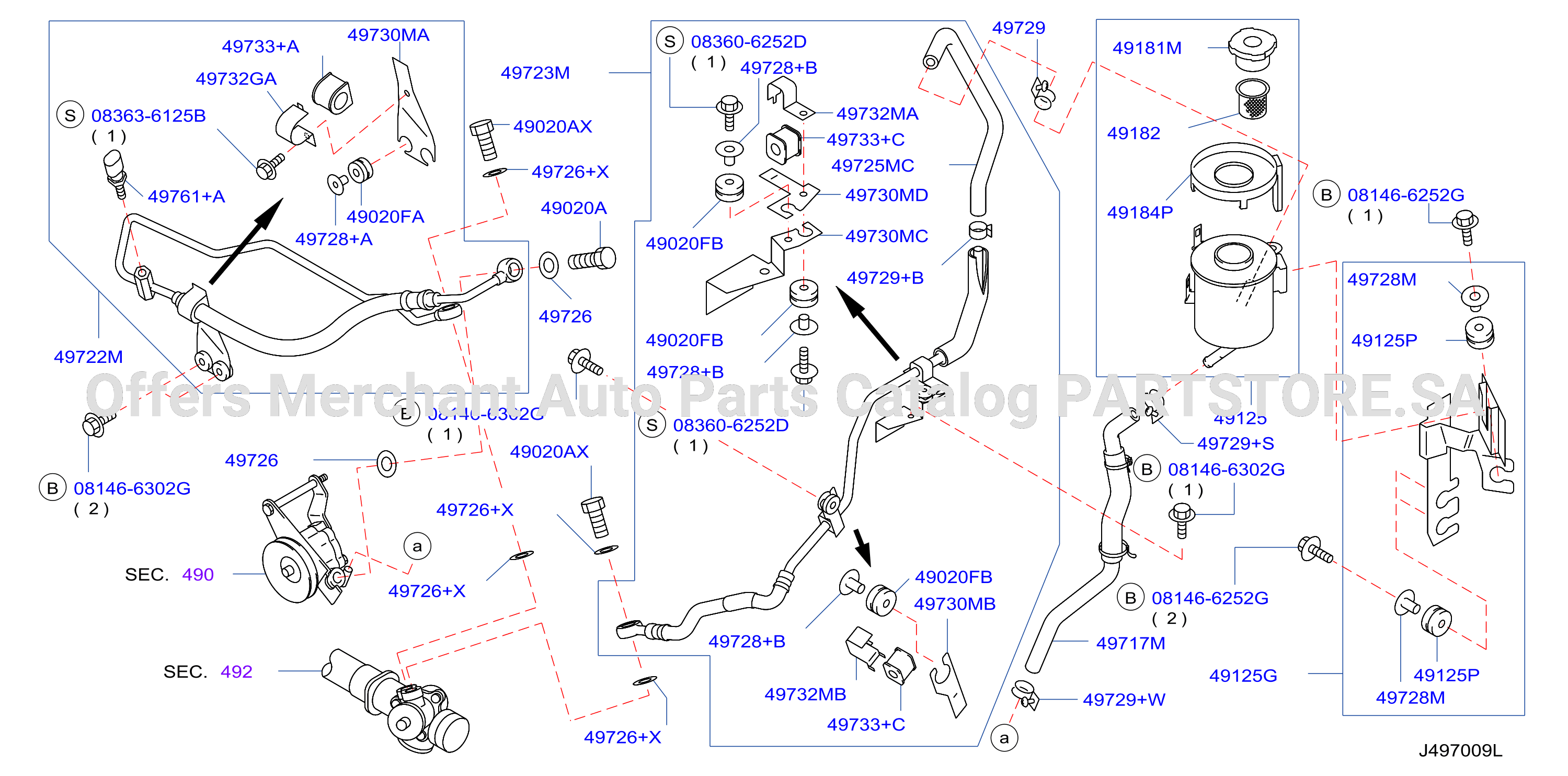 Power Steering Piping
