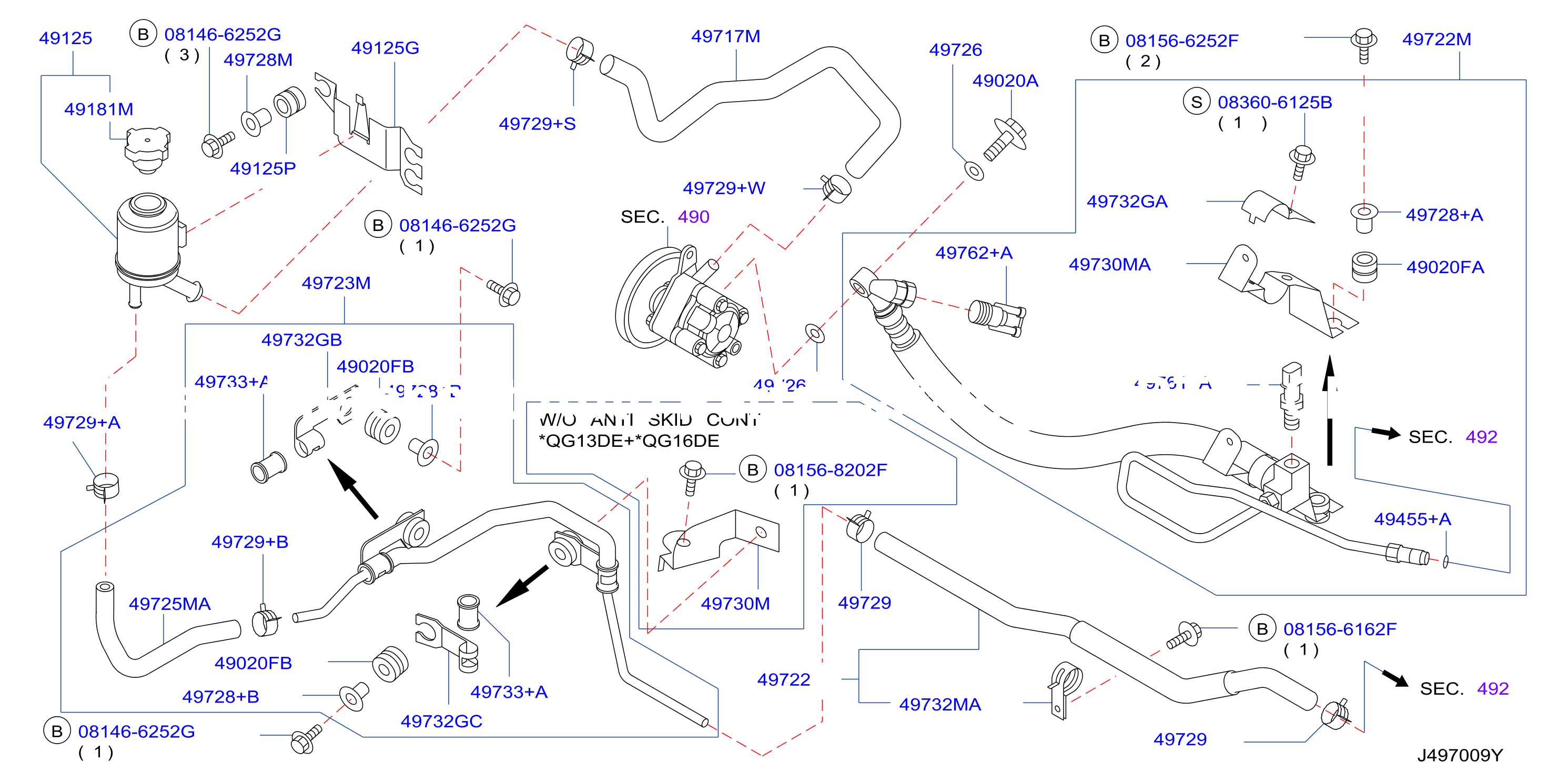 Power Steering Piping