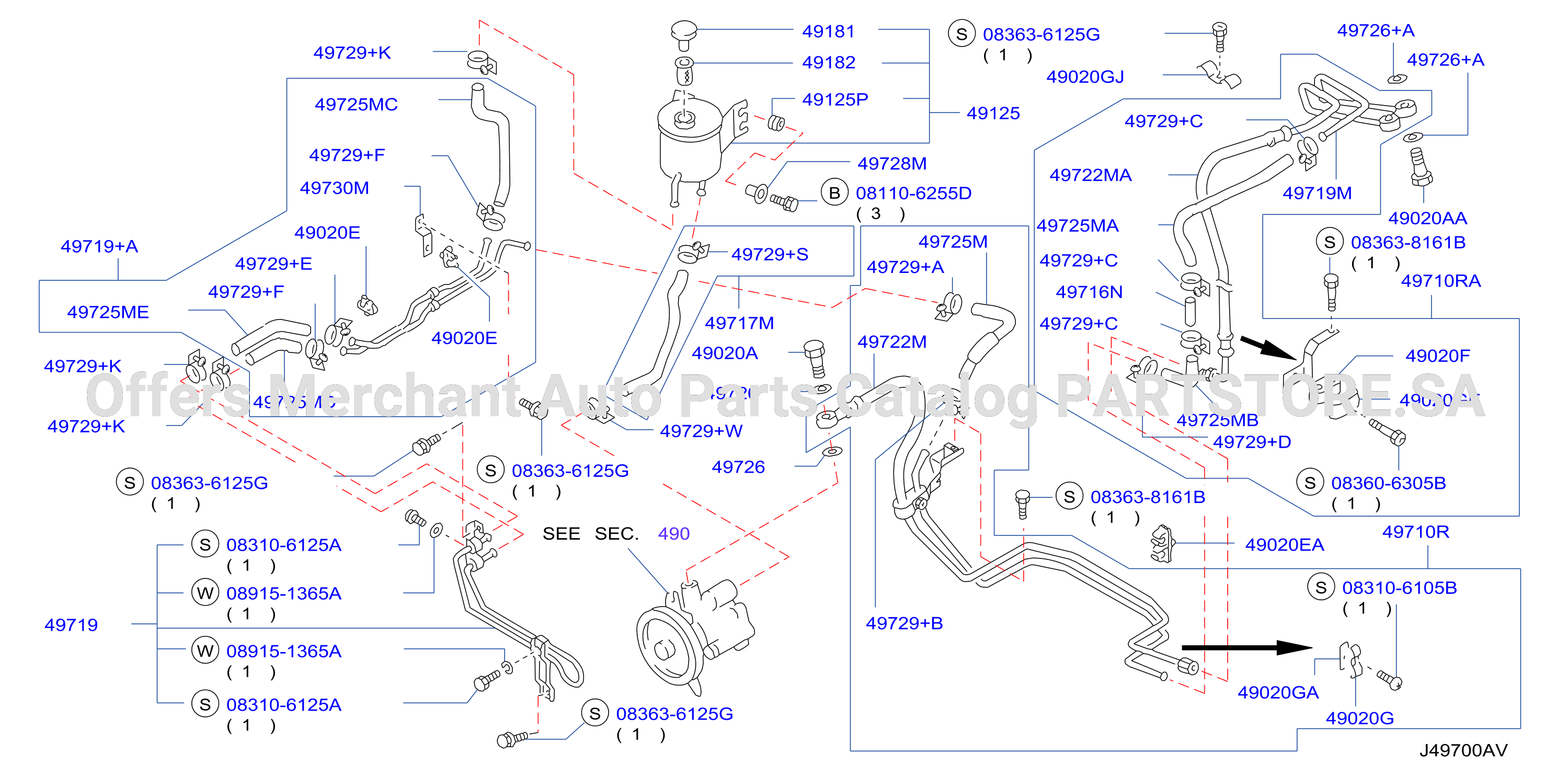 Power Steering Piping