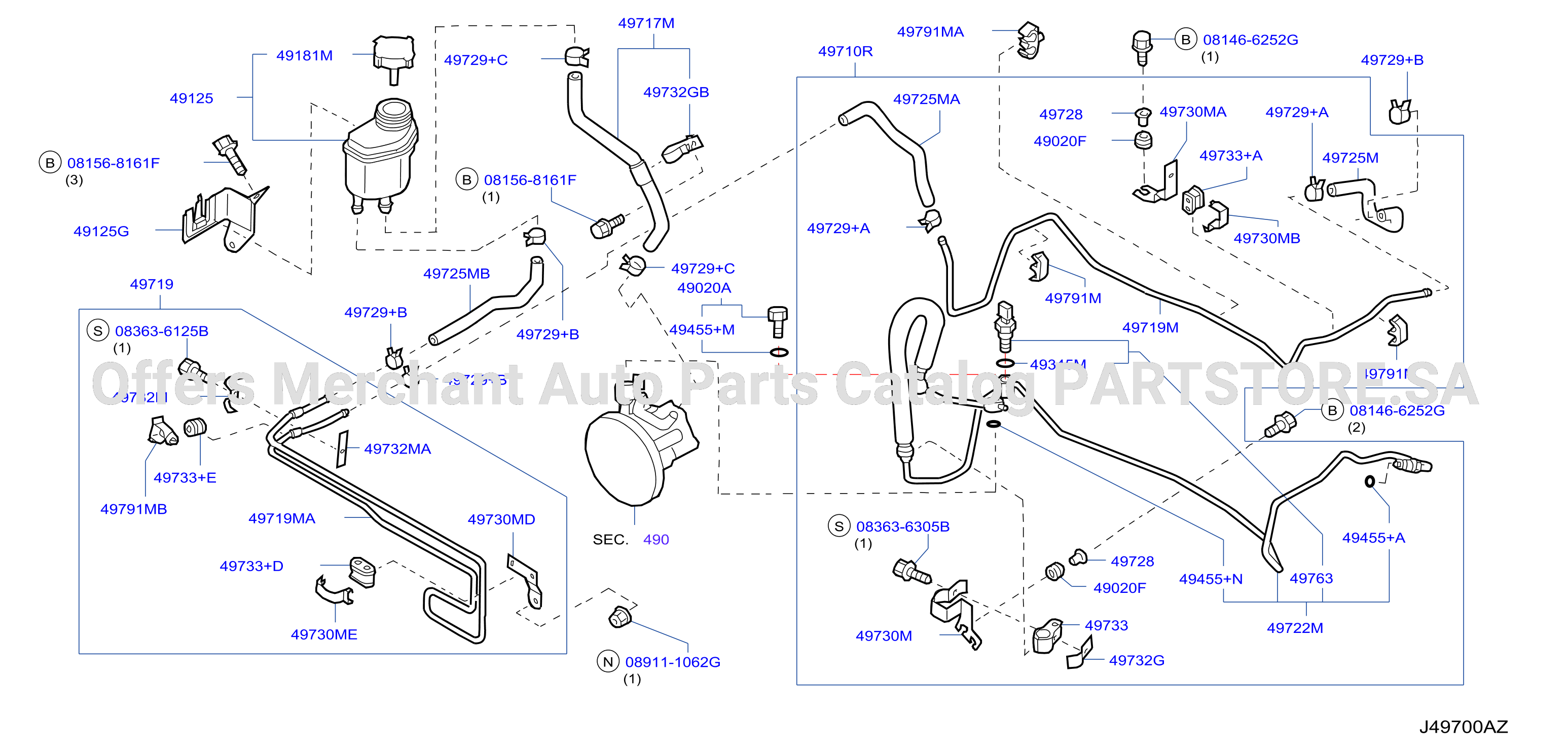 Power Steering Piping