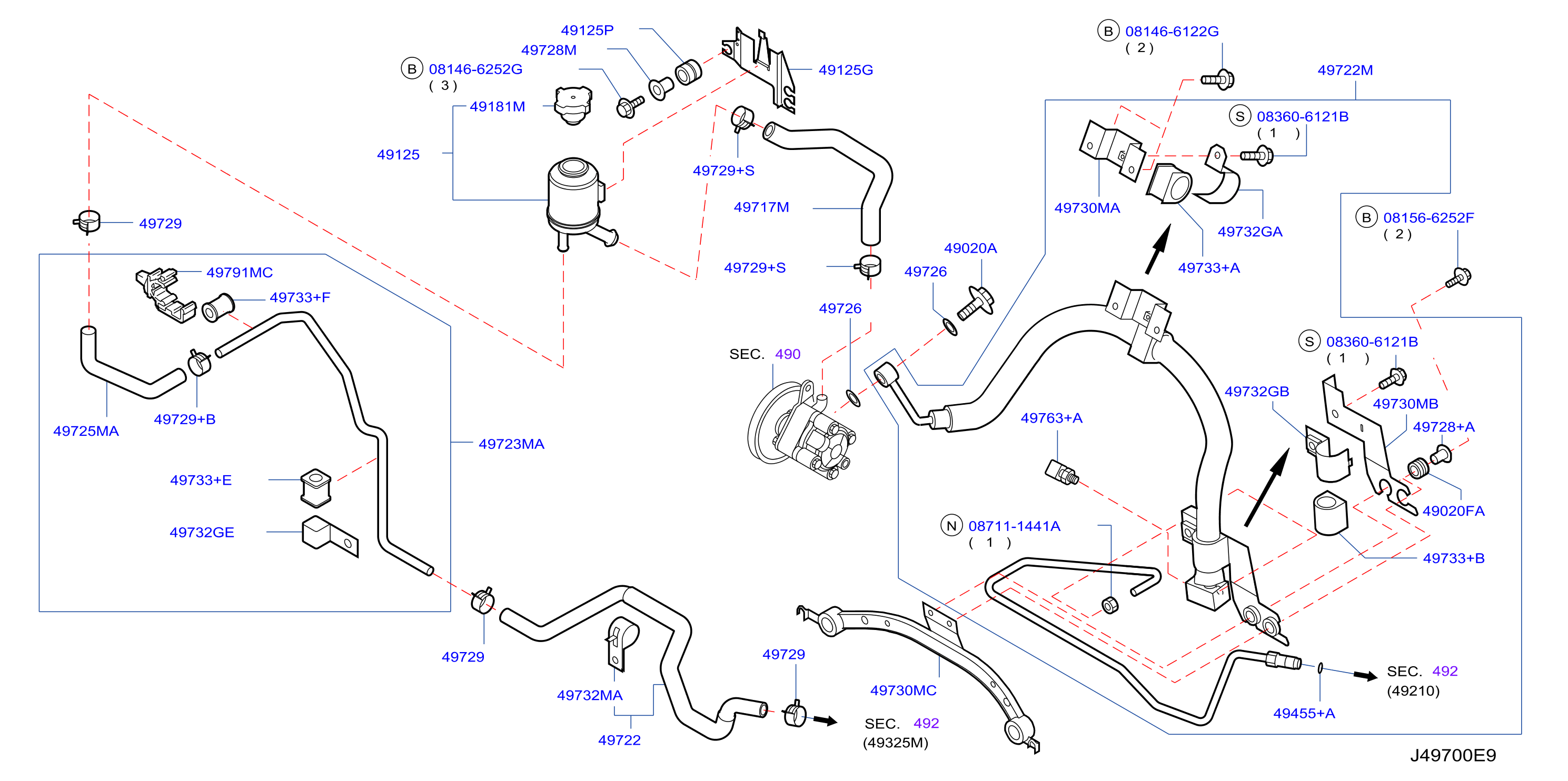Power Steering Piping