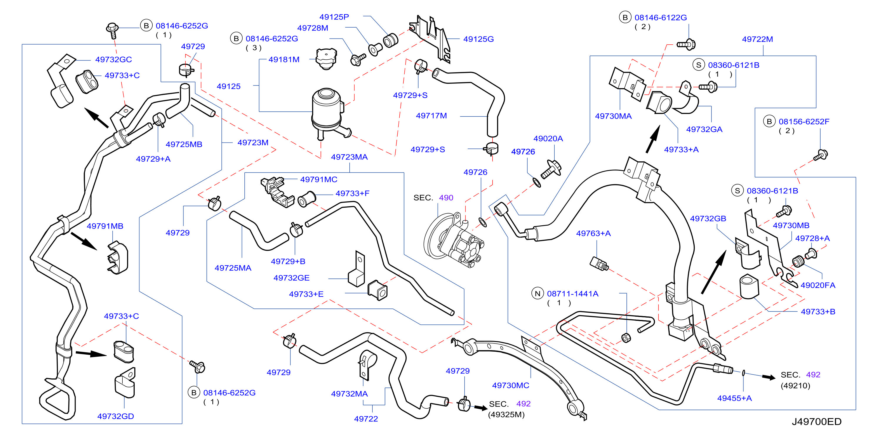 Power Steering Piping