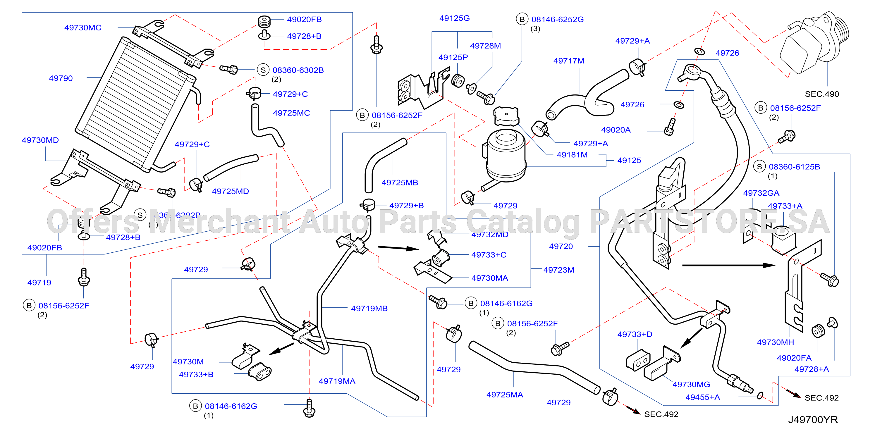 Power Steering Piping