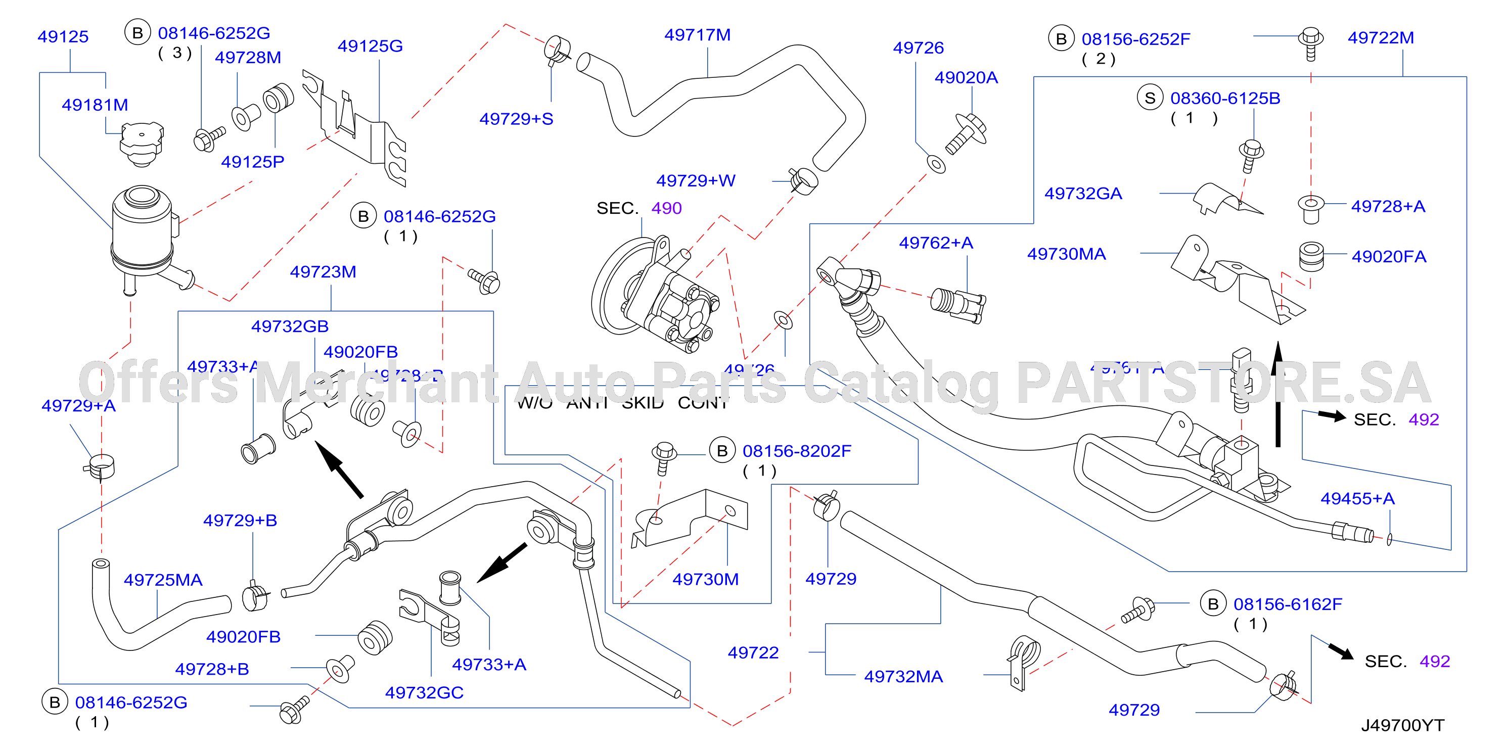 Power Steering Piping