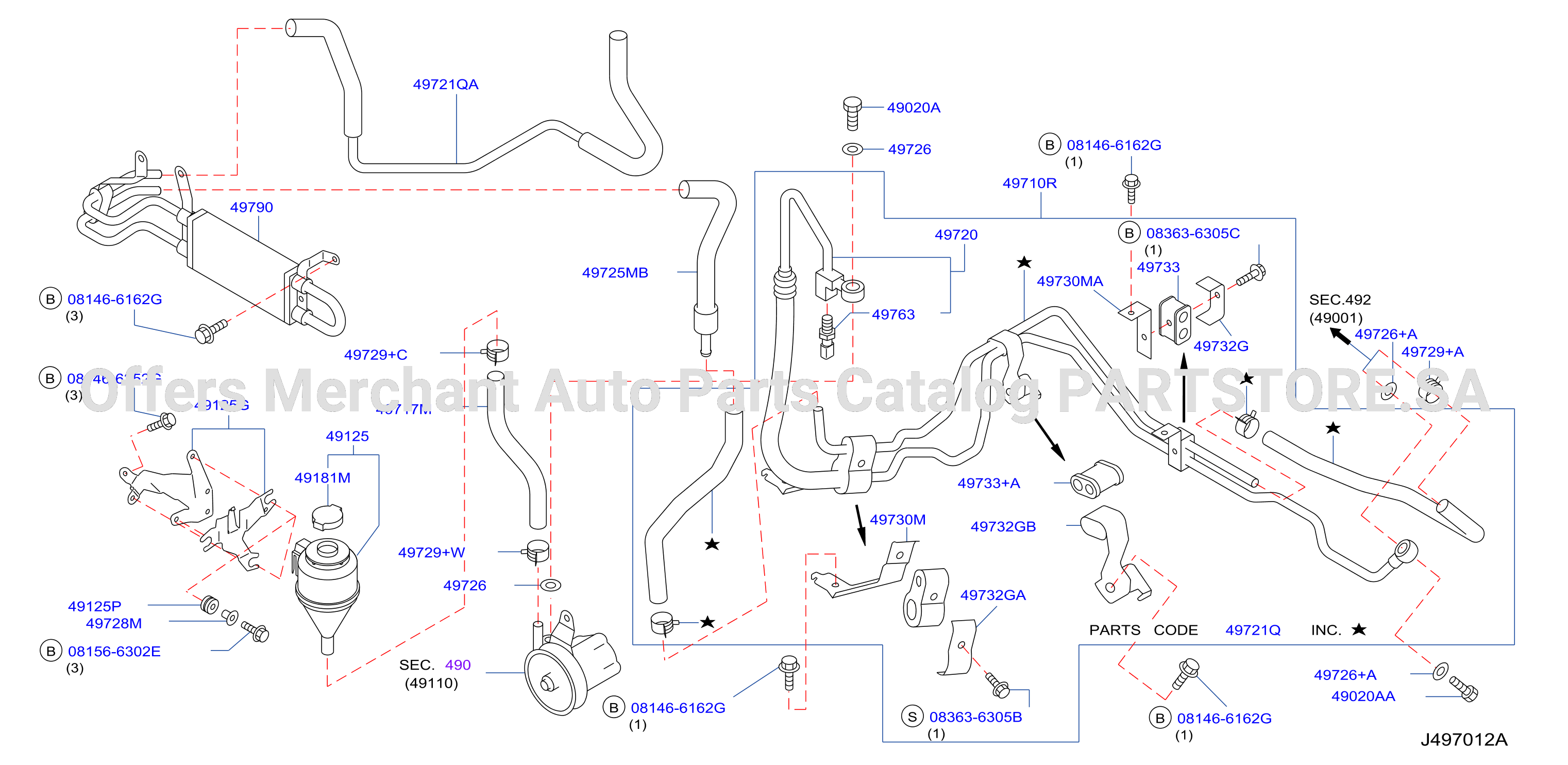 Power Steering Piping
