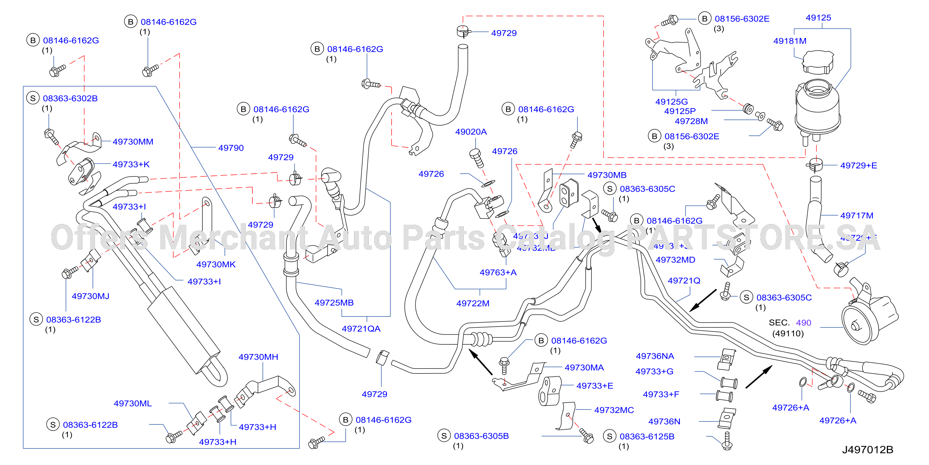 Power Steering Piping