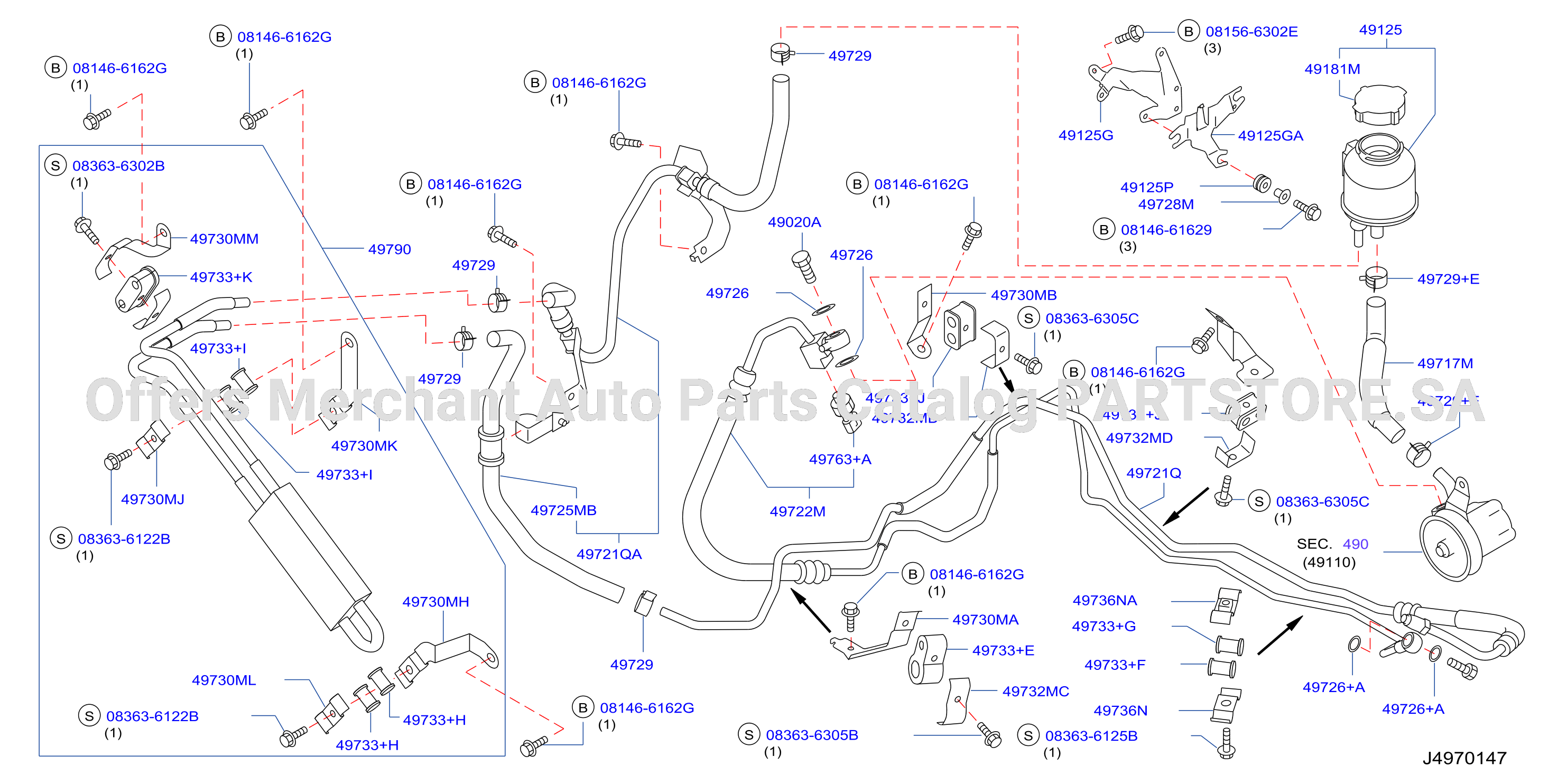 Power Steering Piping