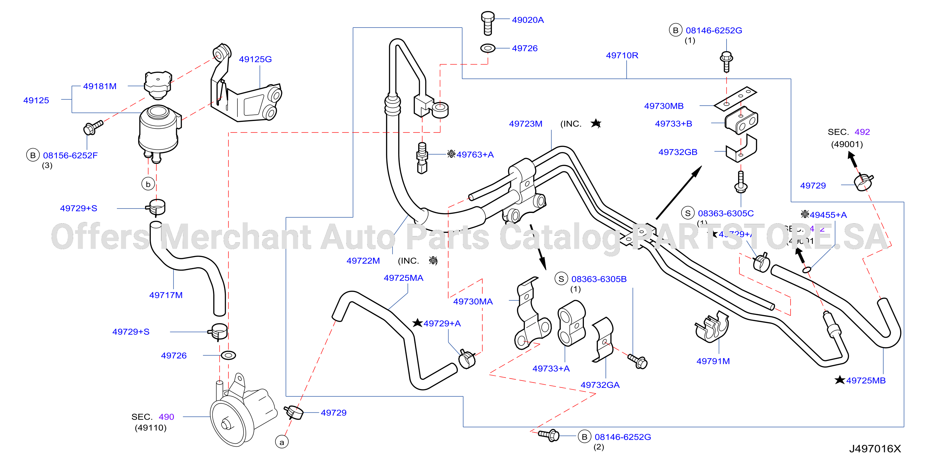 Power Steering Piping Gcc 2Wd Part1