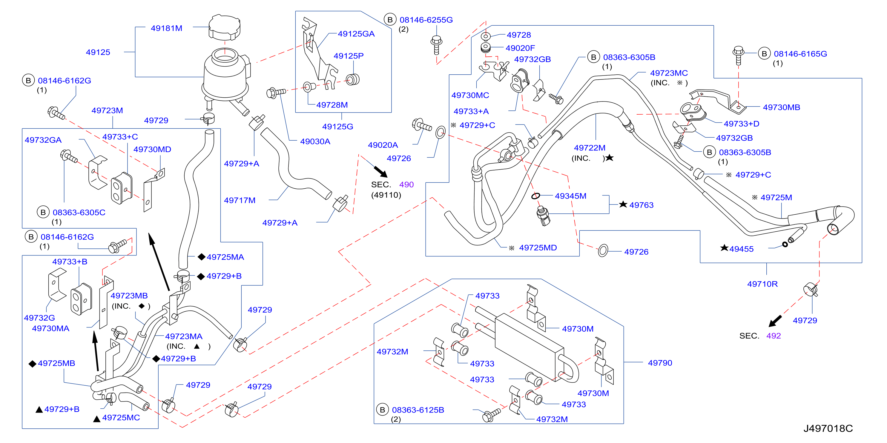 Power Steering Piping
