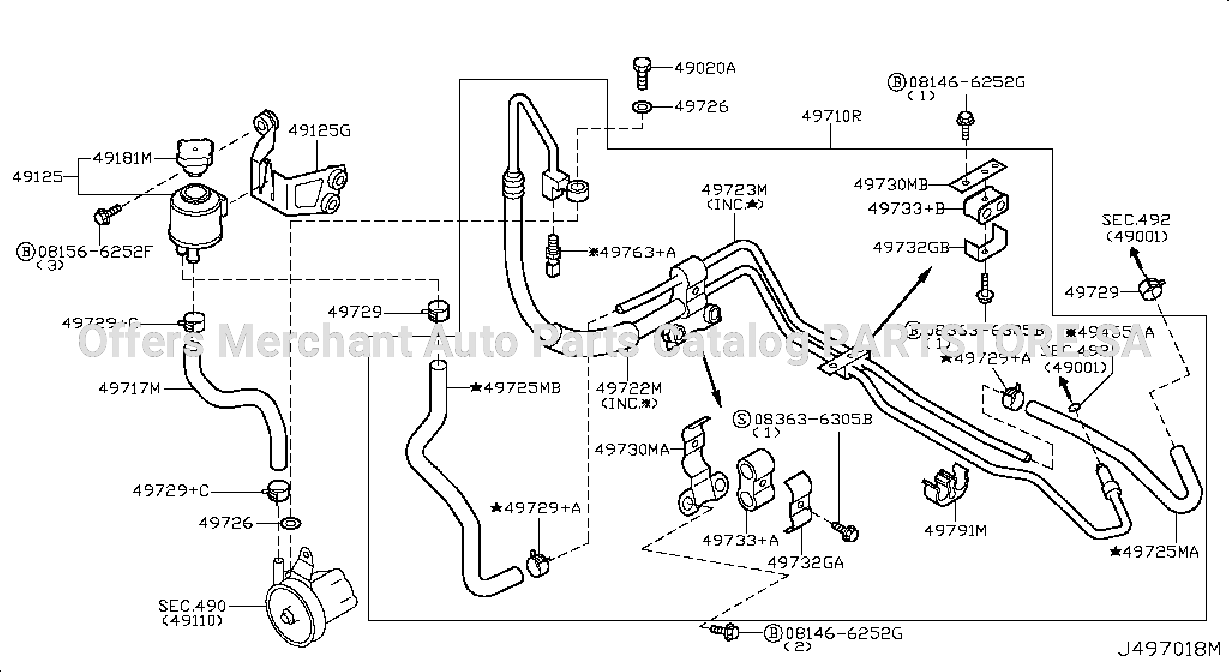 Power Steering Piping Gcc 2Wd Part3