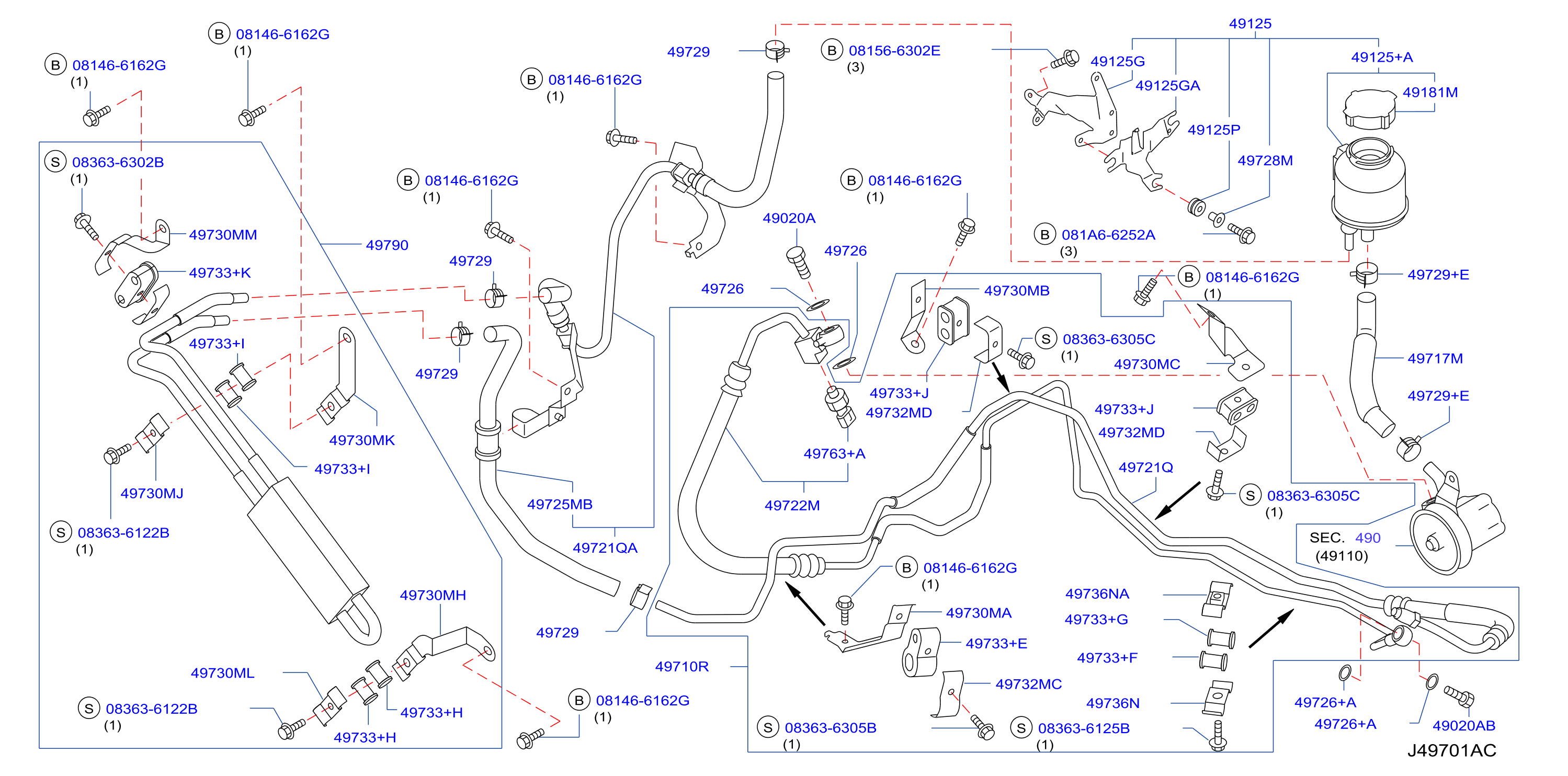 Power Steering Piping